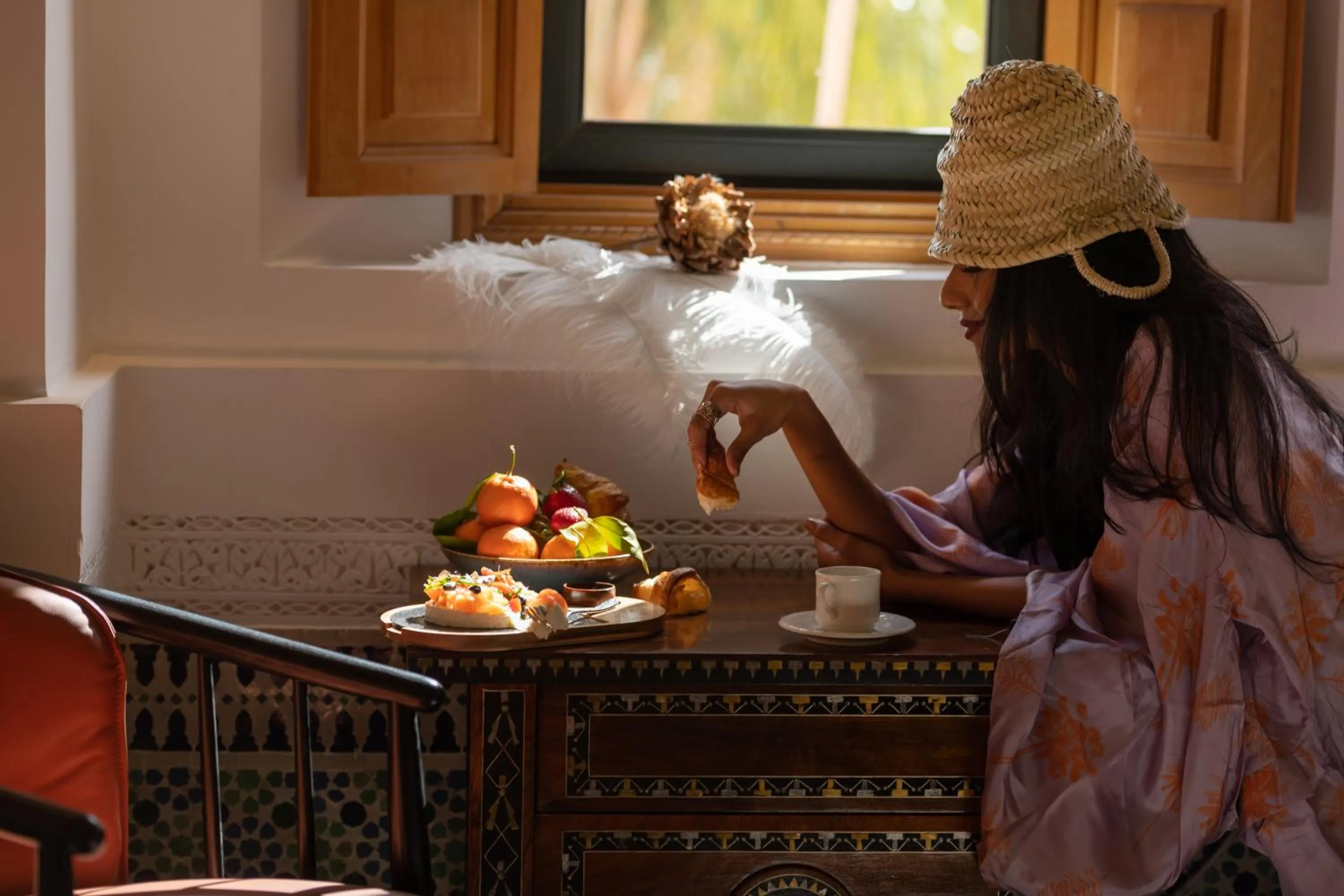 People in Jaal Riad Resort