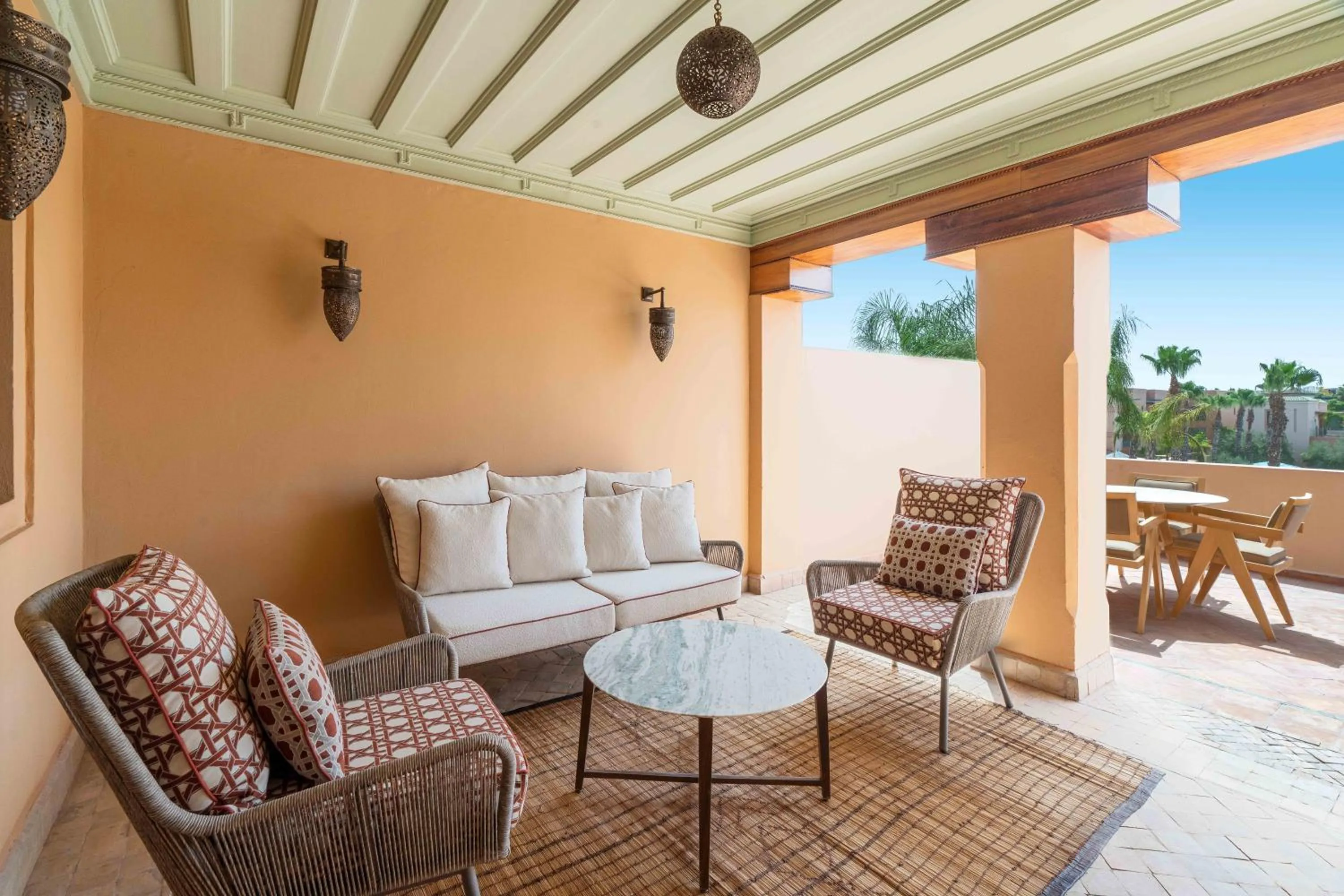 Patio in Jaal Riad Resort