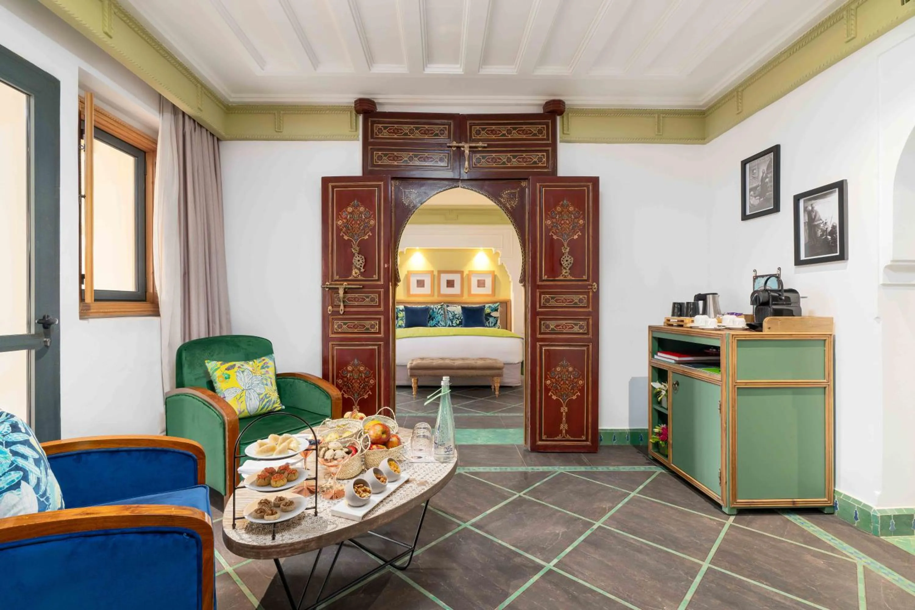 Seating area in Jaal Riad Resort Adults Only