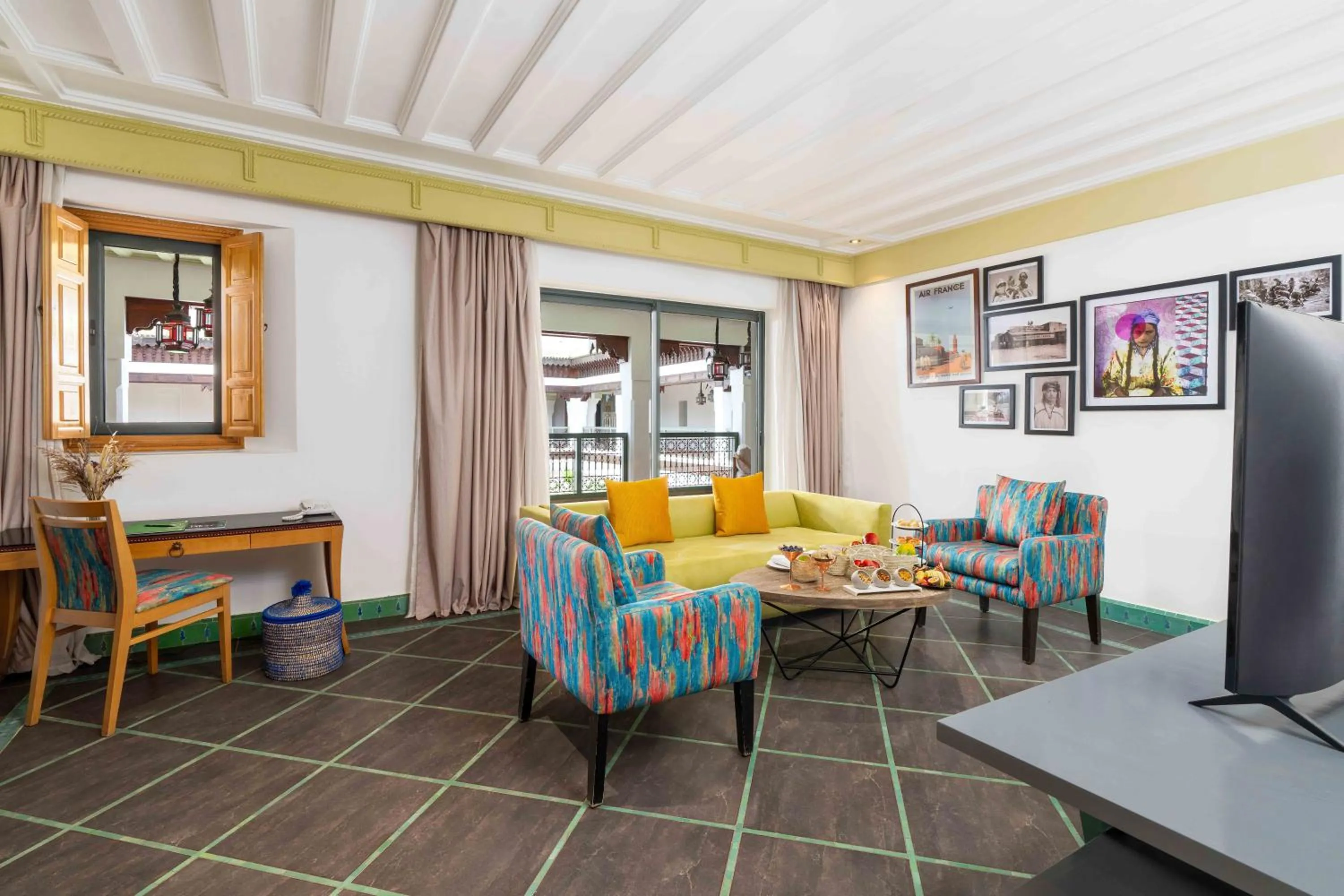 Living room in Jaal Riad Resort