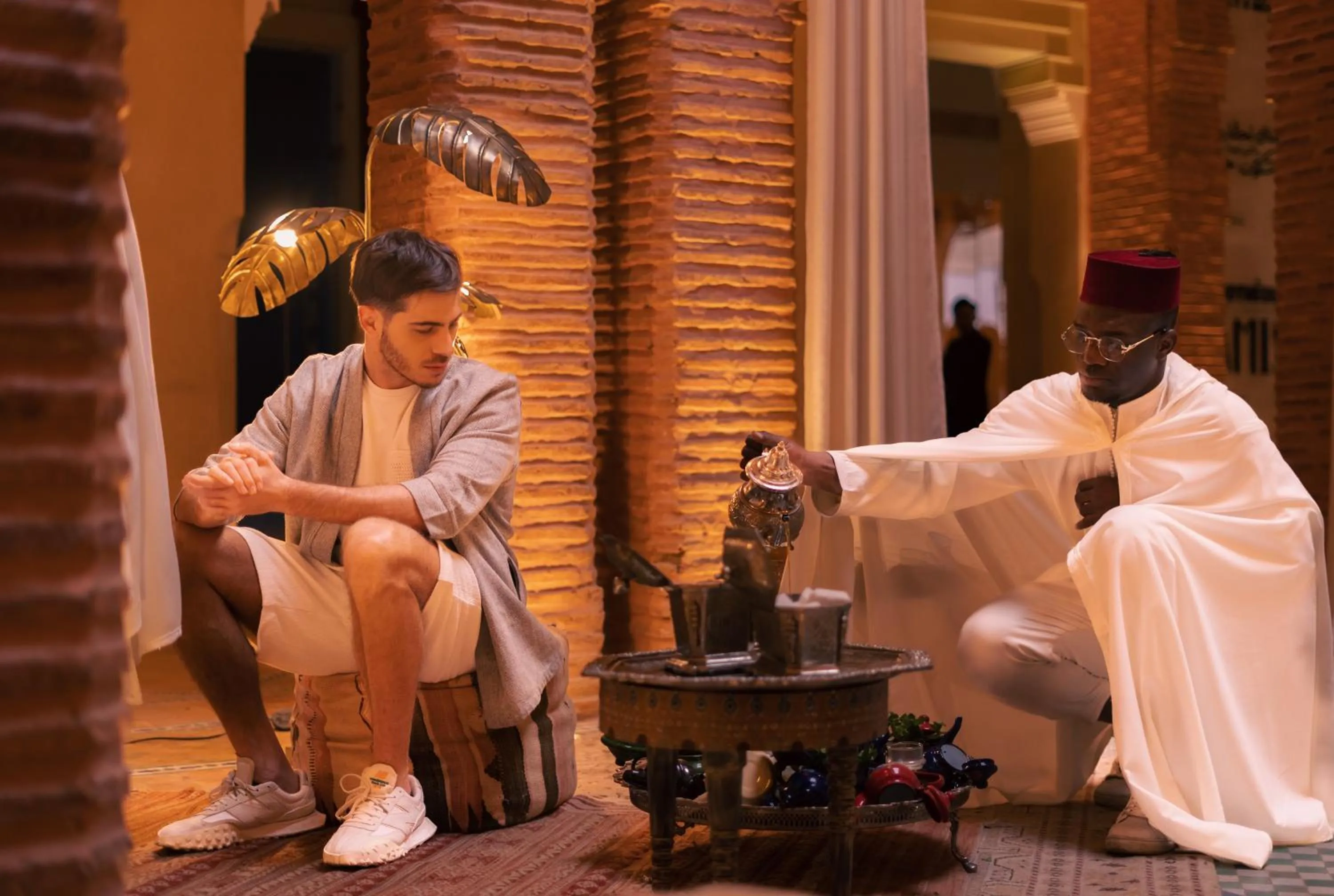 People in Jaal Riad Resort