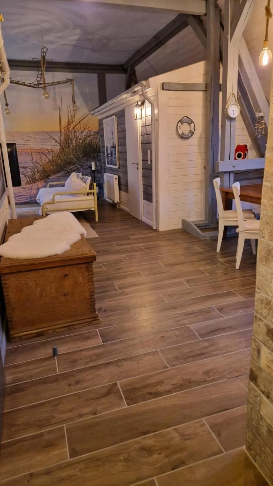 Bed in Apartmenthaus in Walle