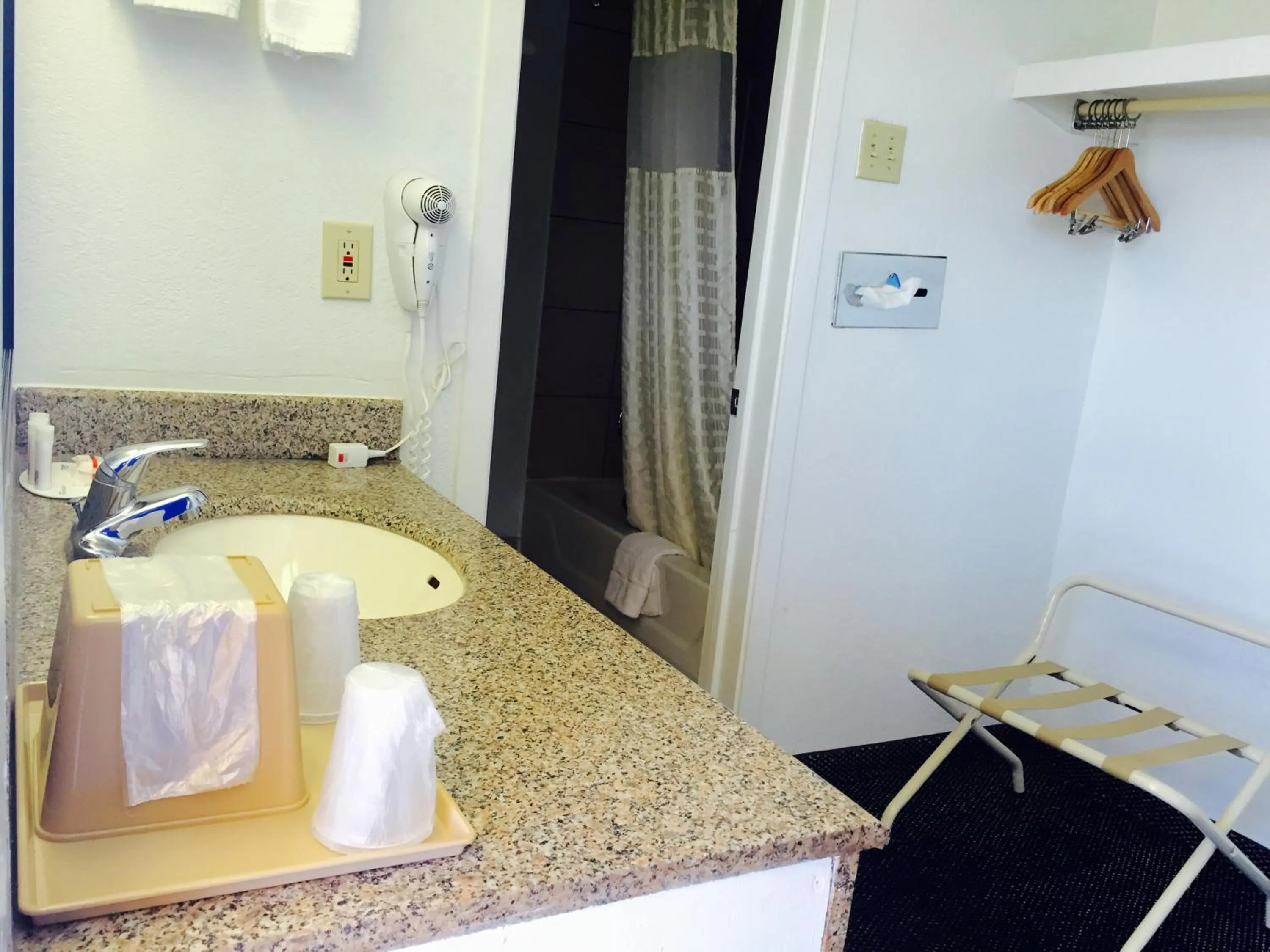 Bathroom in Travelodge by Wyndham New Braunfels