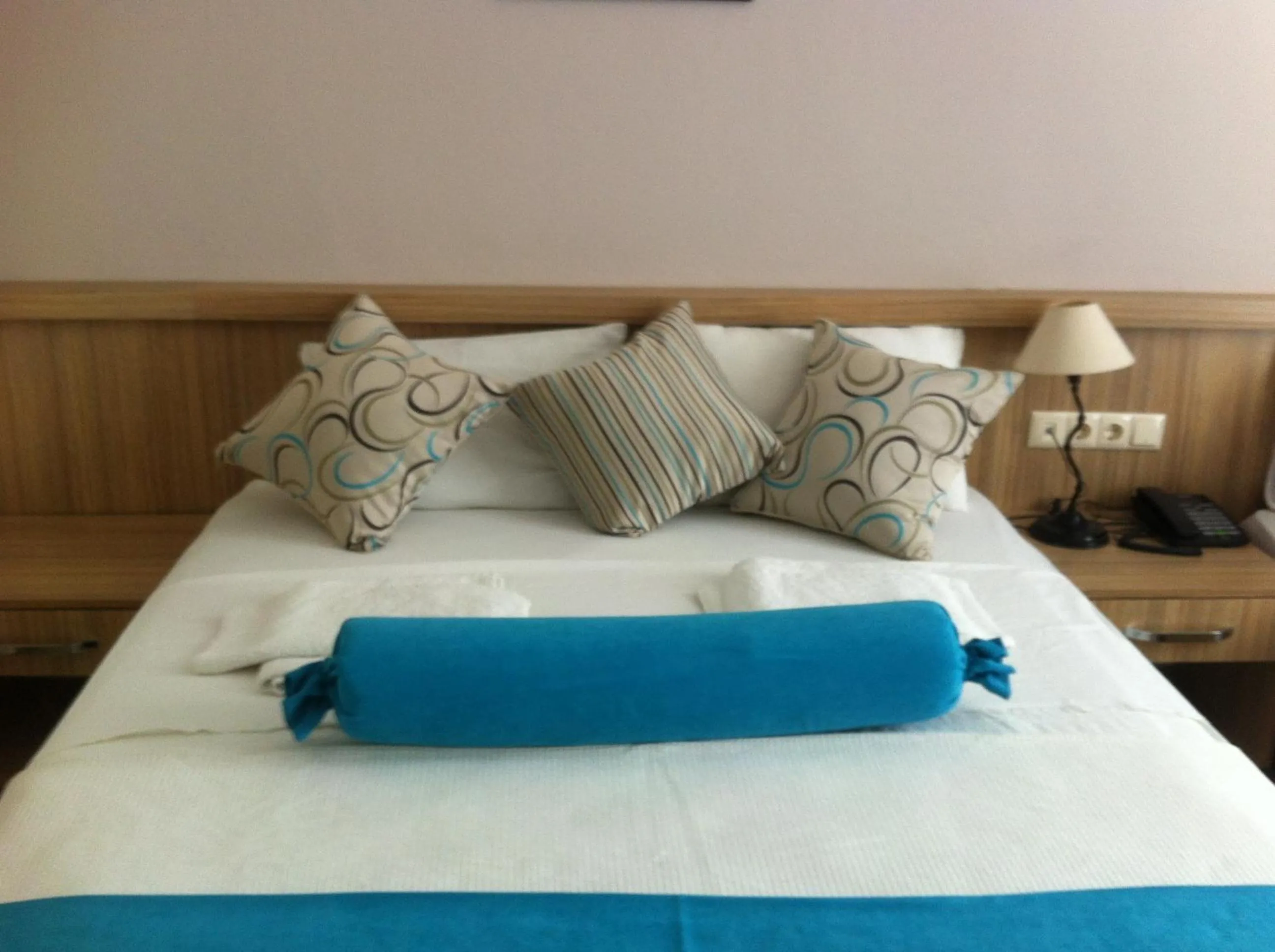 Bed in Ponz Hotel