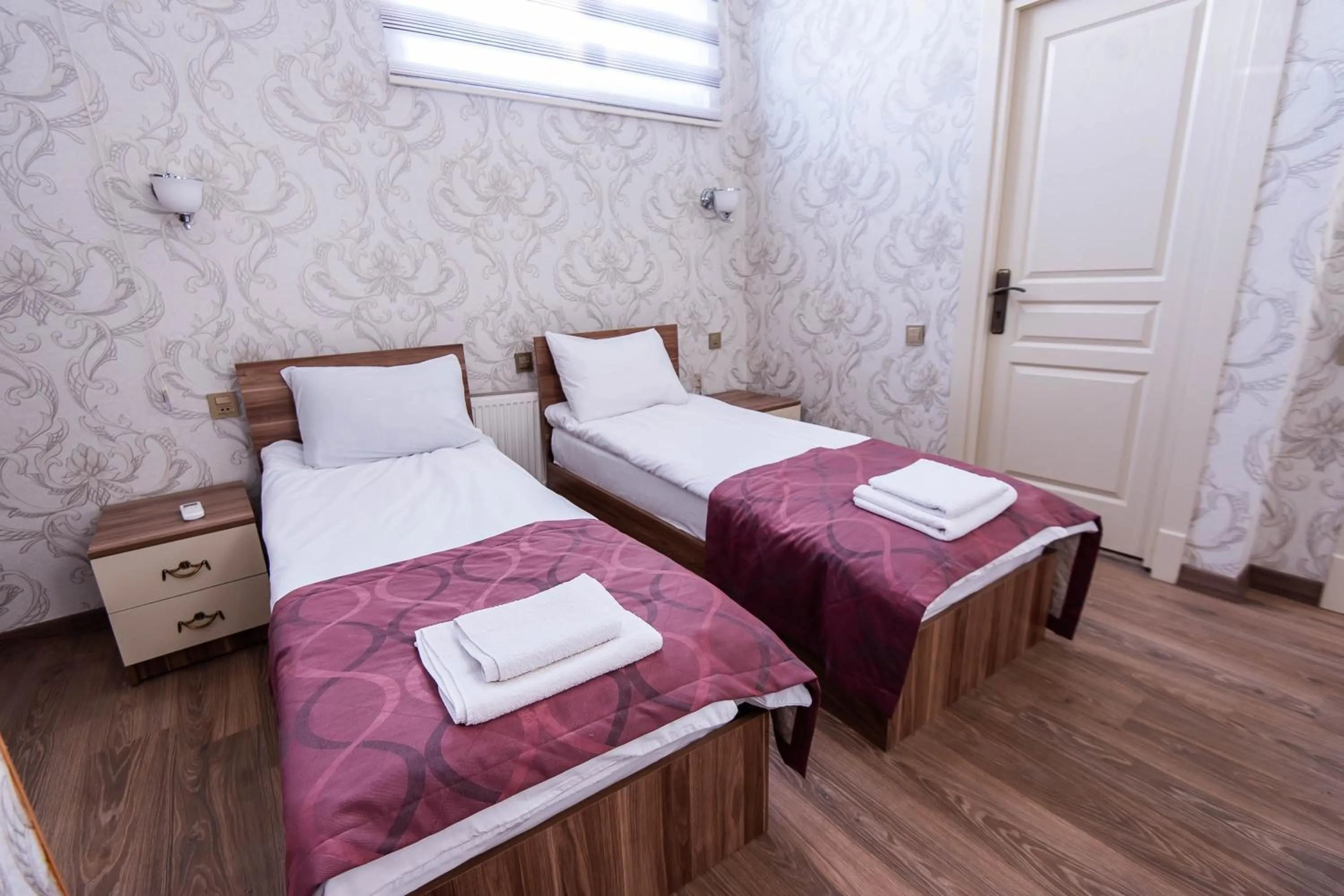 Bed in Damla Hotel Baku