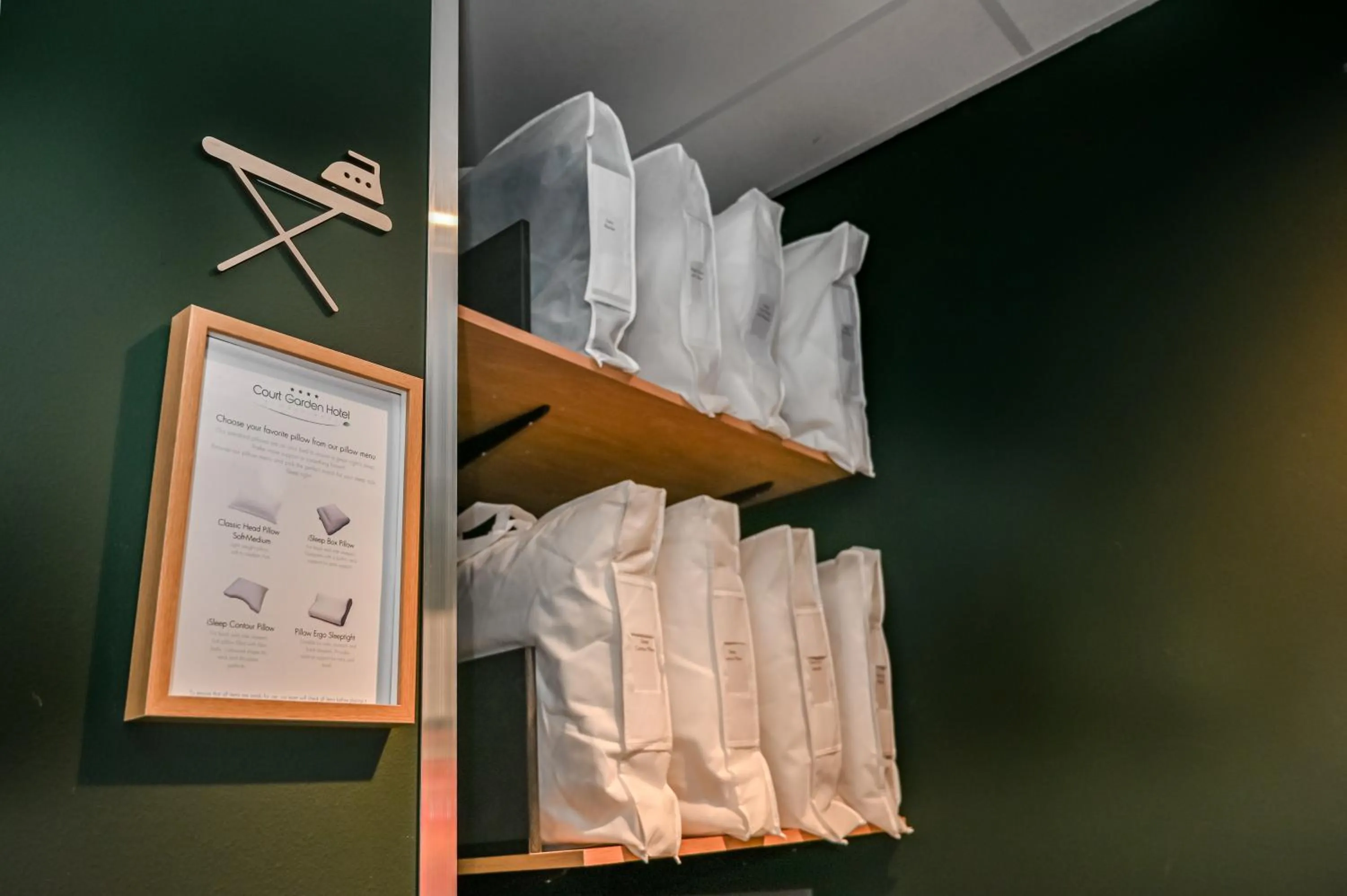 flat iron in Court Garden Hotel