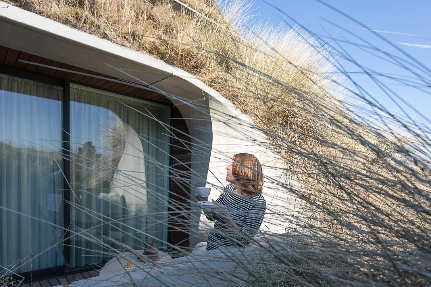 Balcony/Terrace in Duinhotel Tien Torens