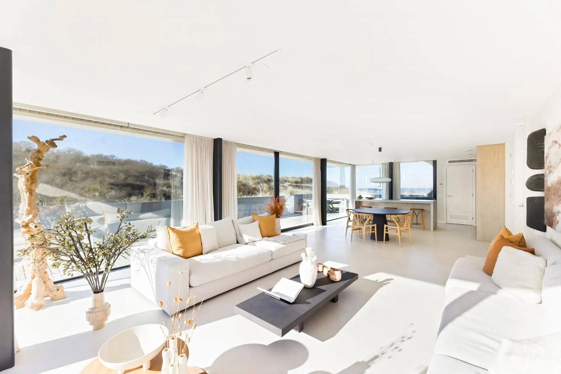 Living room in Duinhotel Tien Torens