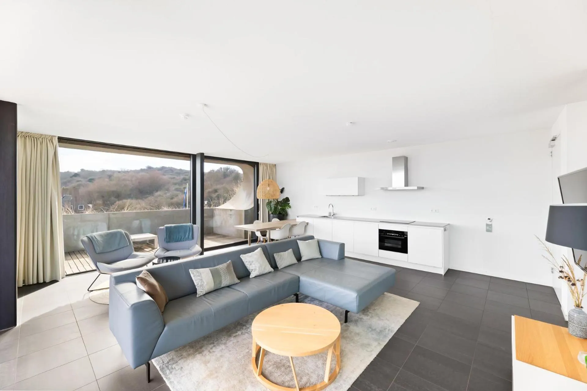 Living room in Duinhotel Tien Torens