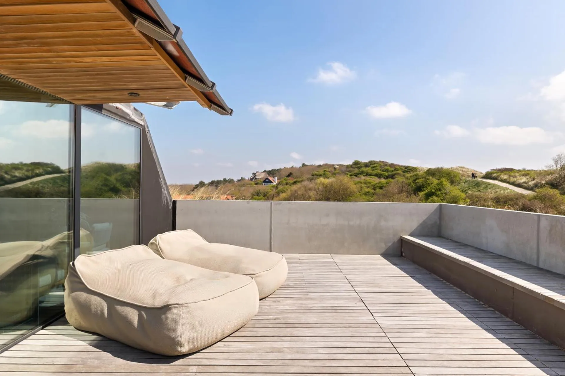 View (from property/room) in Duinhotel Tien Torens