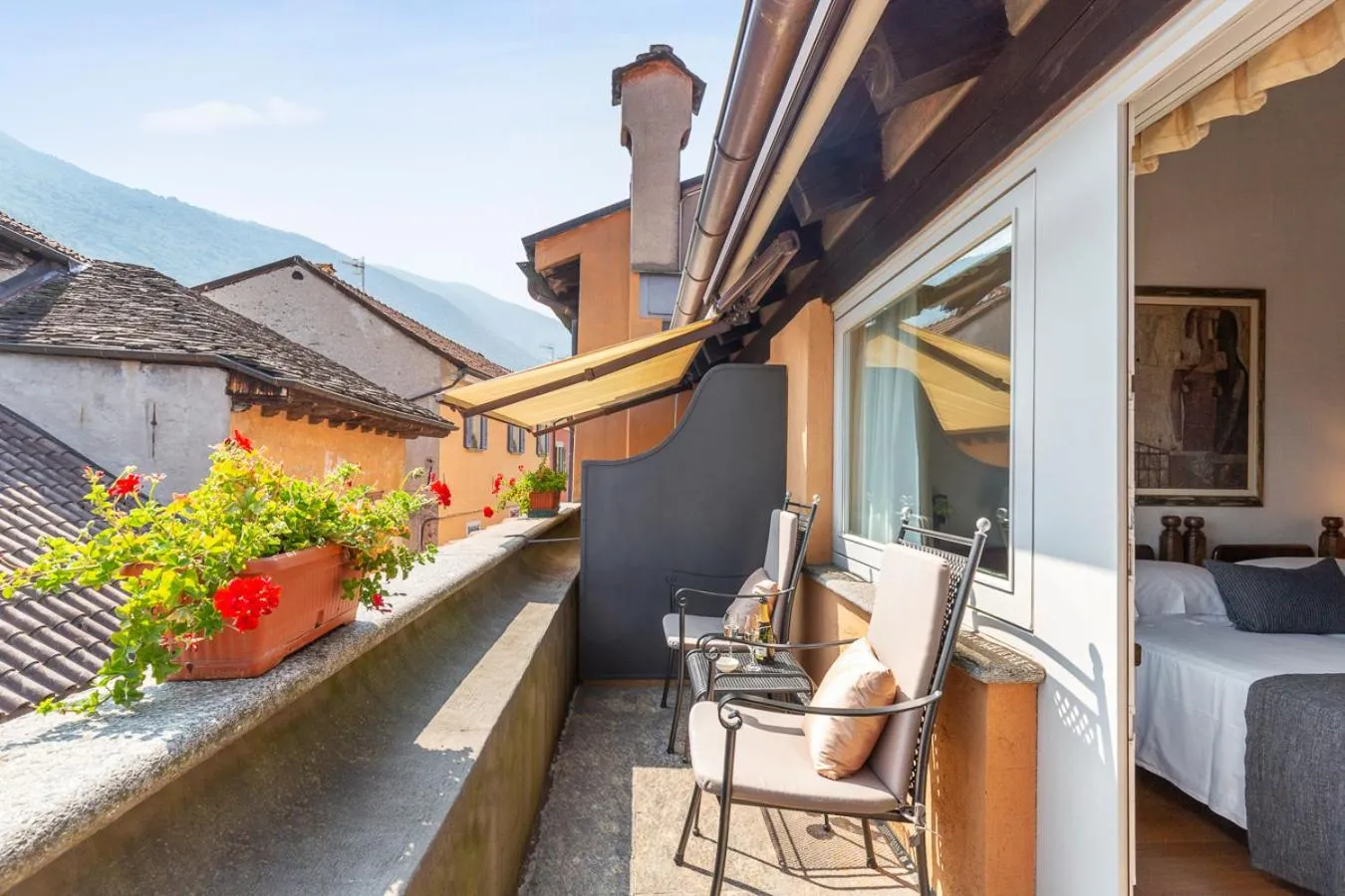 Balcony/Terrace in Hotel Pironi