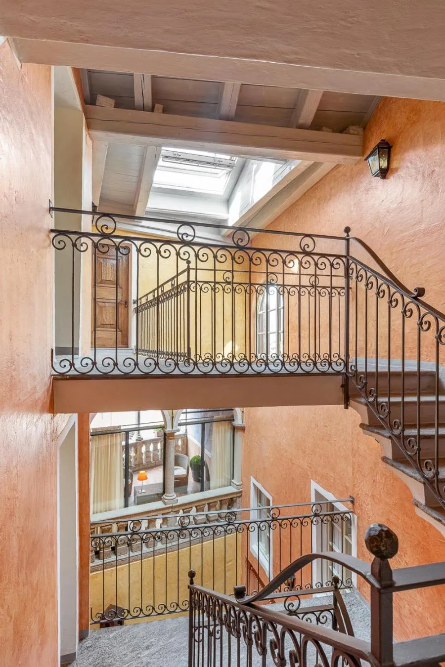 Decorative detail in Hotel Pironi