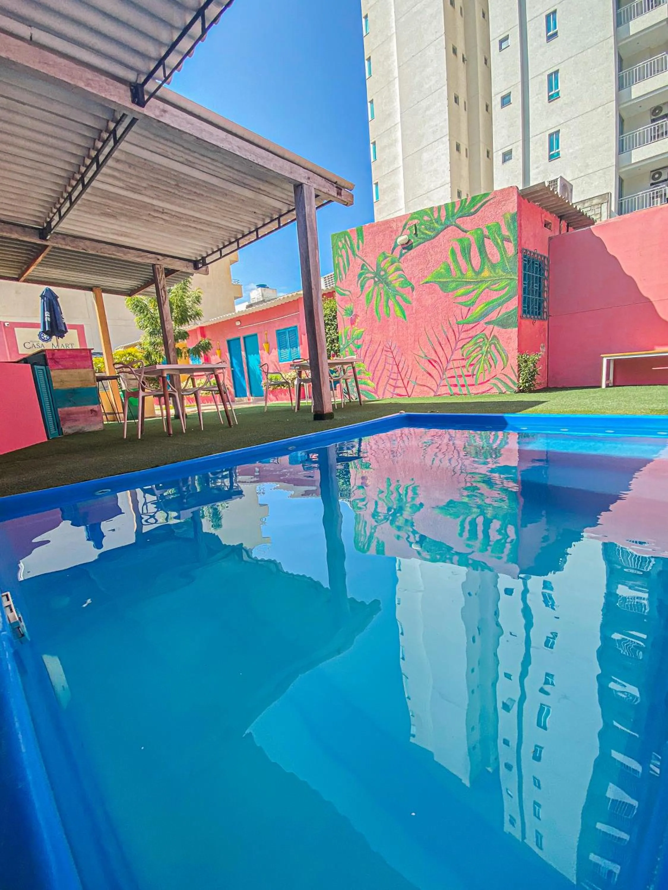 Swimming pool in Hotel Casamart Rodadero