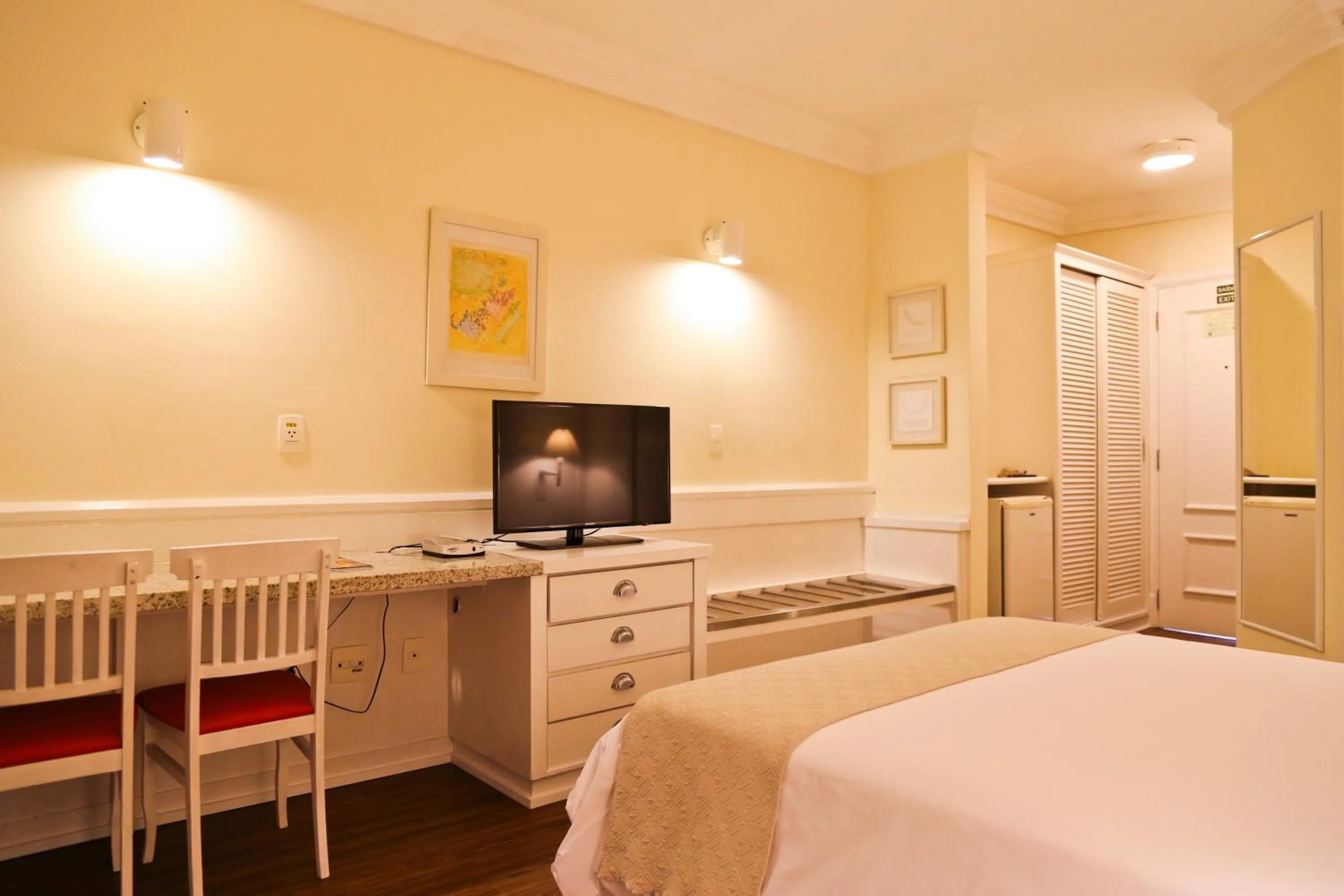 Photo of the whole room, Bed in Vitória Hotel Convention Indaiatuba