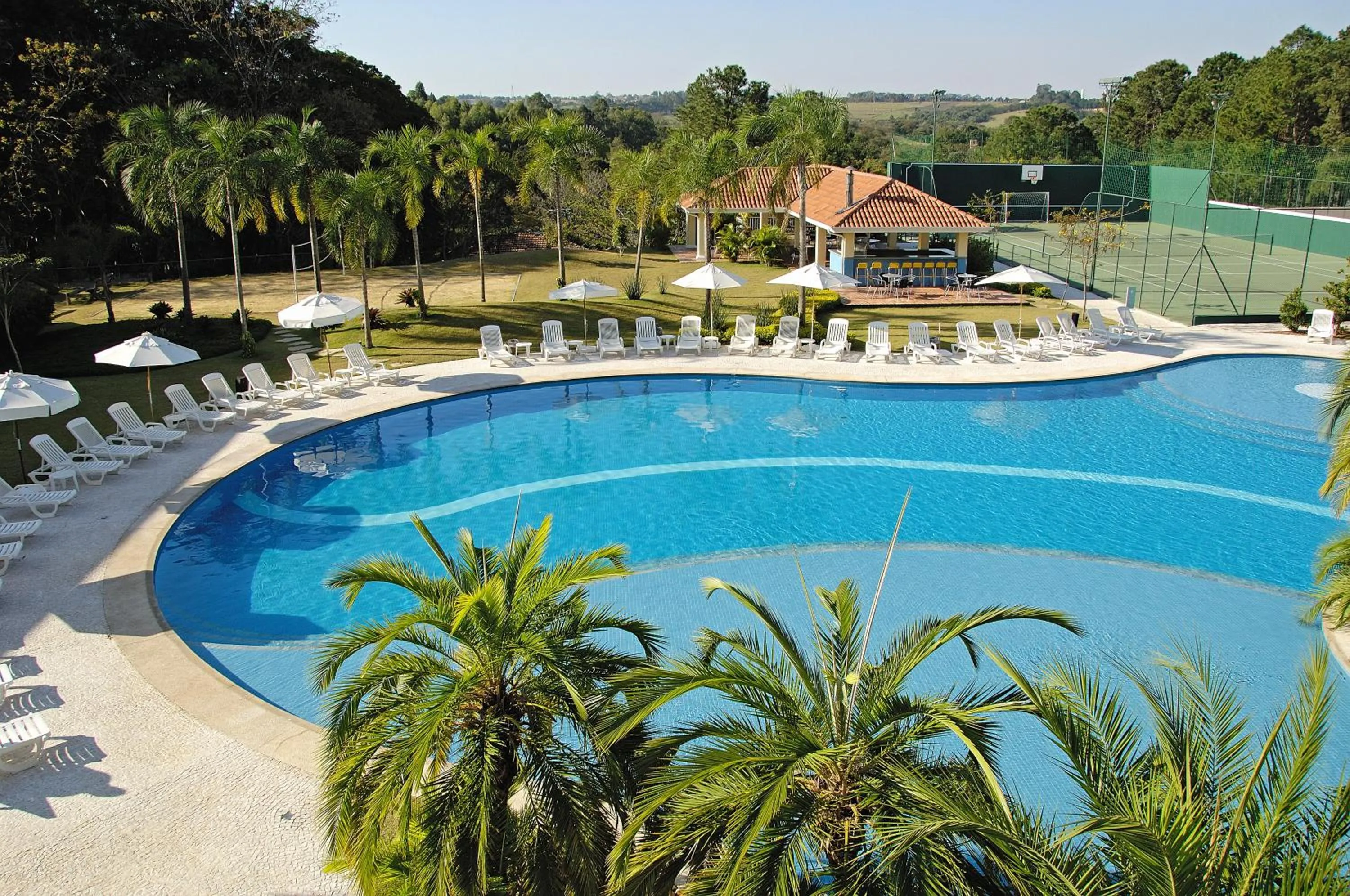 Swimming pool in Vitória Hotel Convention Indaiatuba