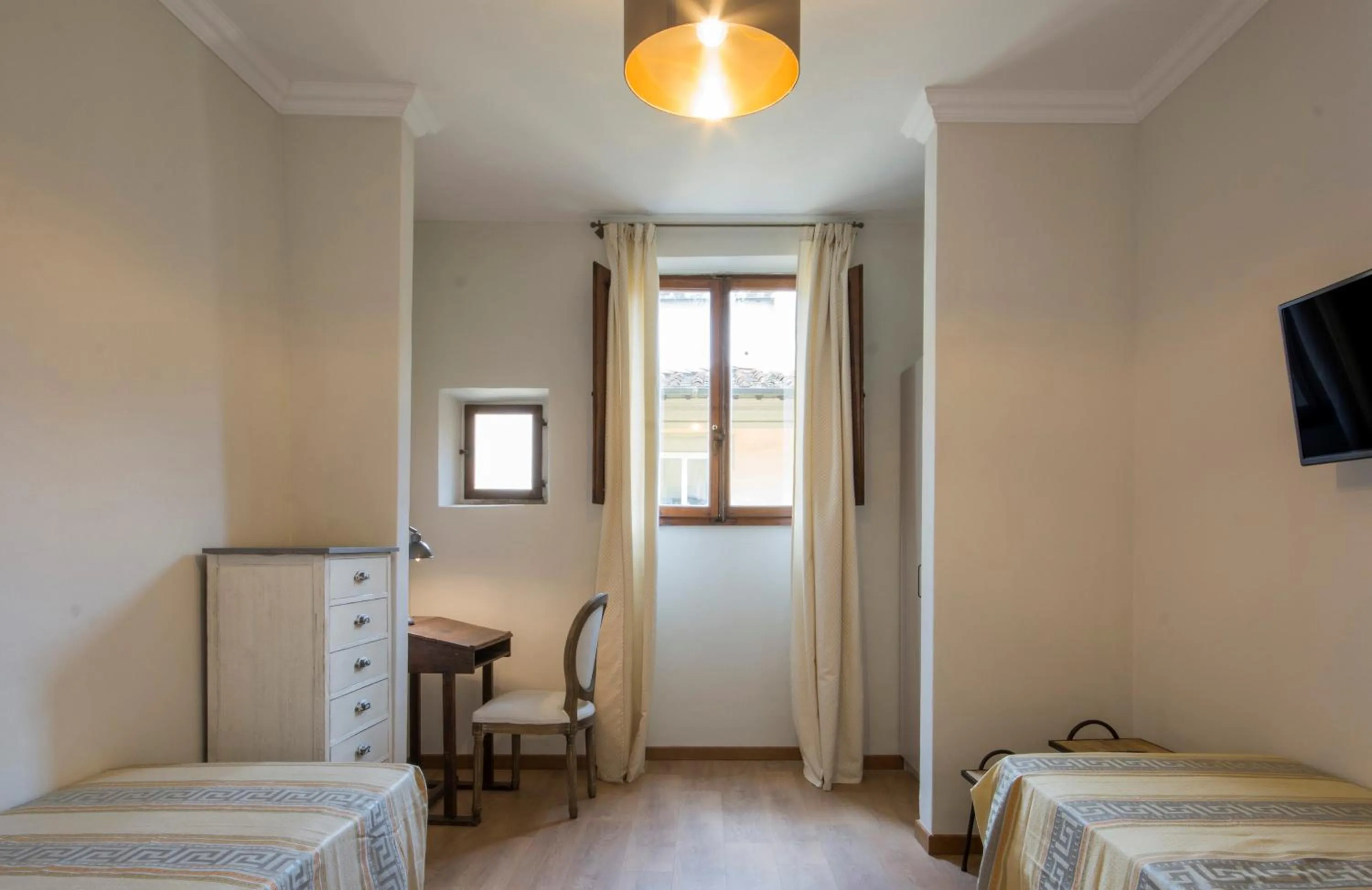 Bedroom, Bed in Iris Apartments by Mmega