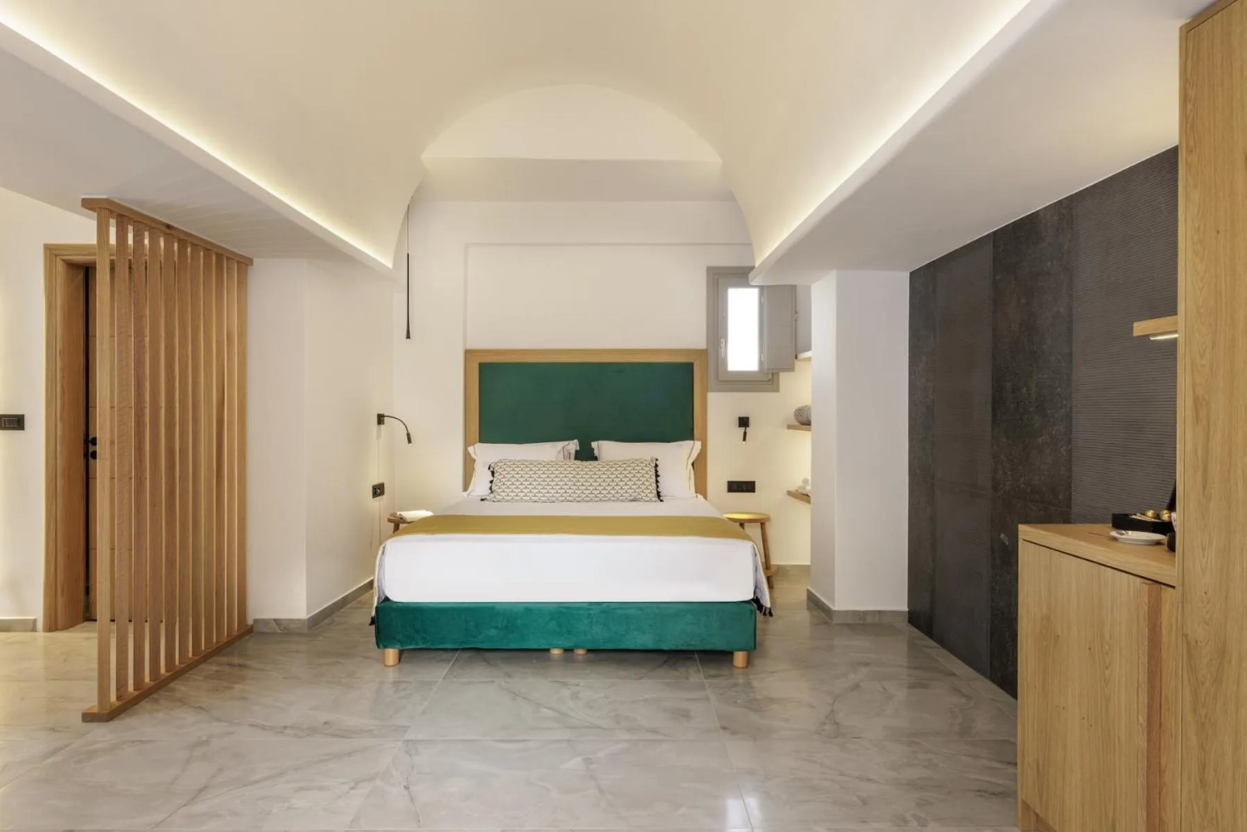 Bed in Kalisti Hotel & Suites