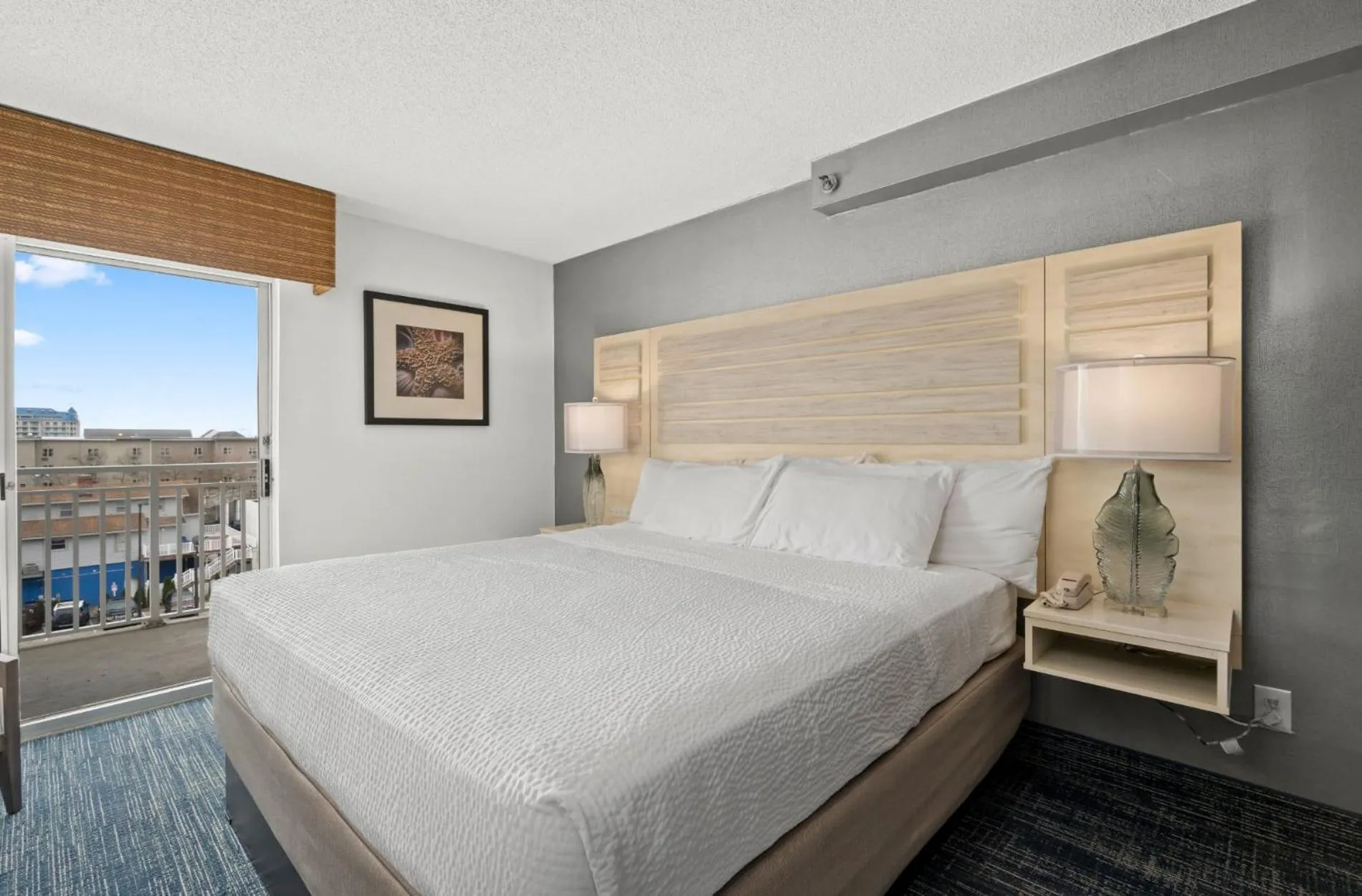 Bed in Hotel Monte Carlo Ocean City