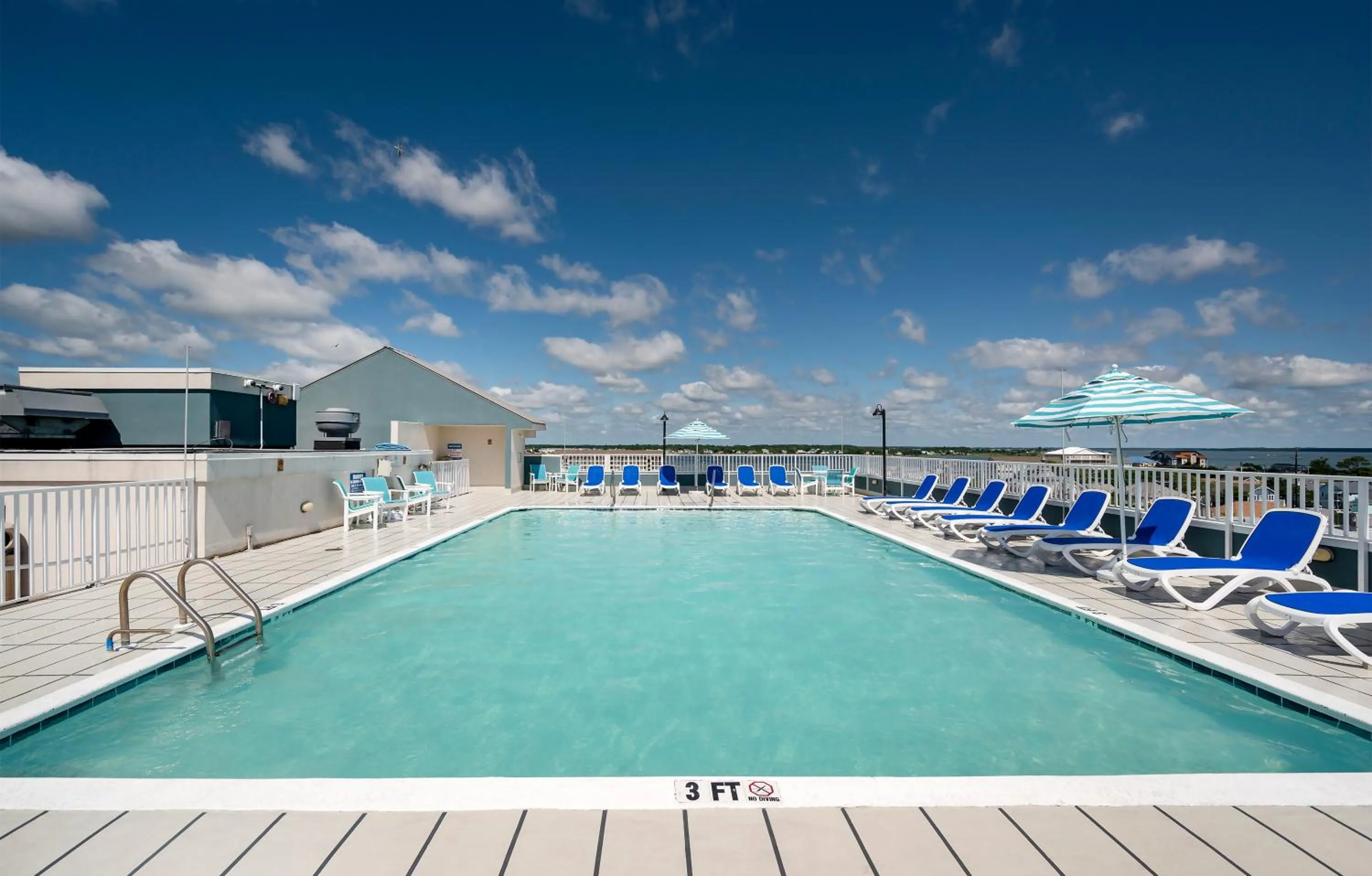Swimming pool in Hotel Monte Carlo Ocean City