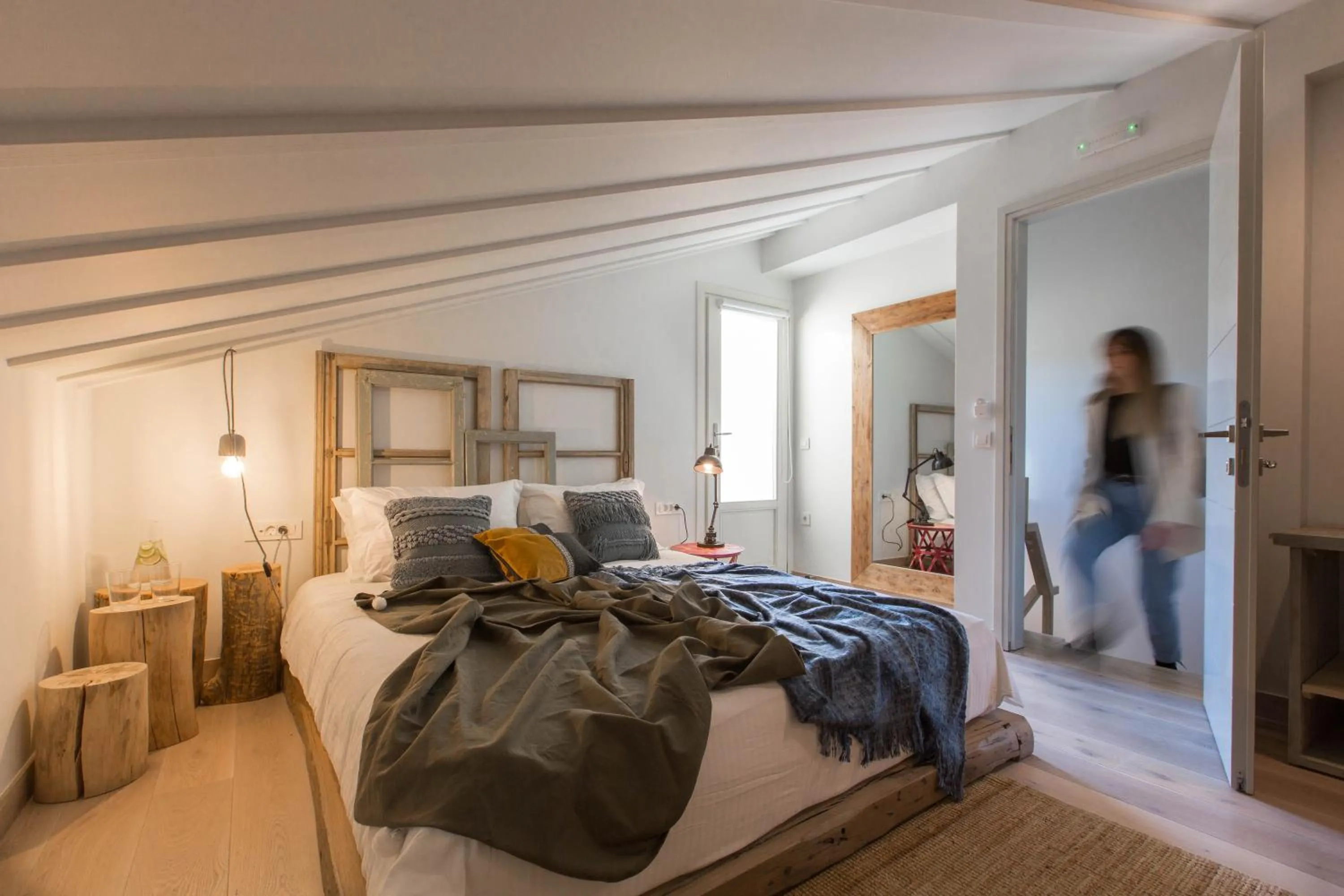 Photo of the whole room, Bed in Amymone Suites