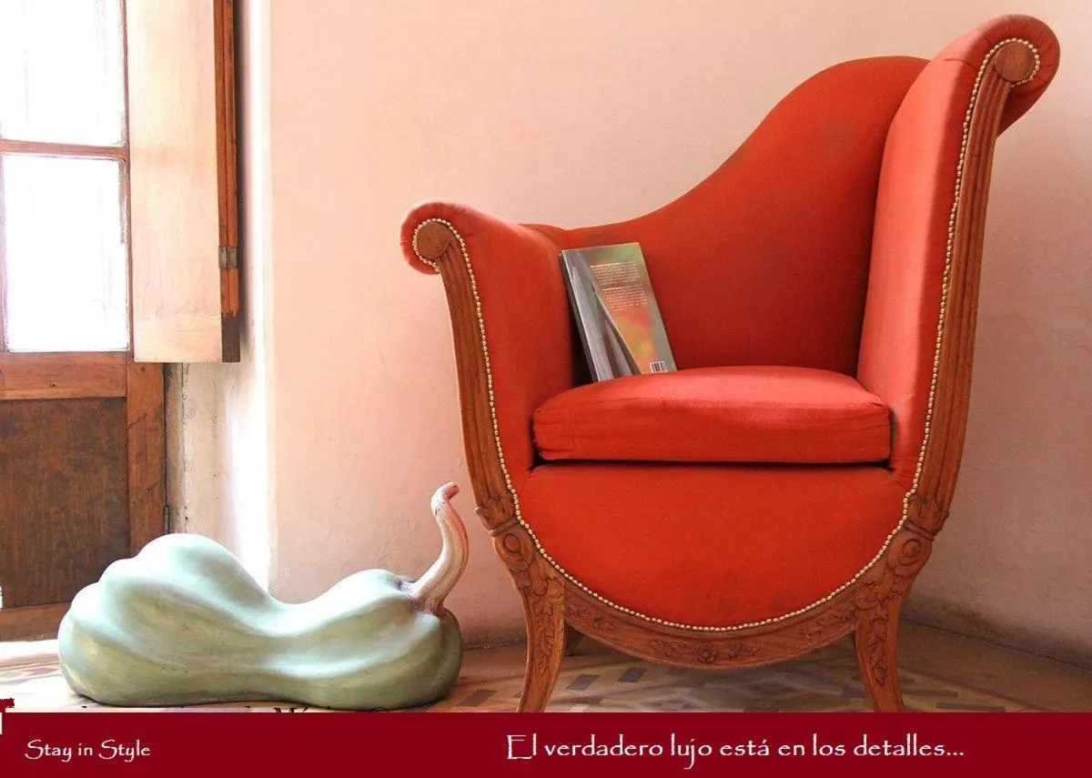 Living room in La Casa del Naranjo Hotel Boutique