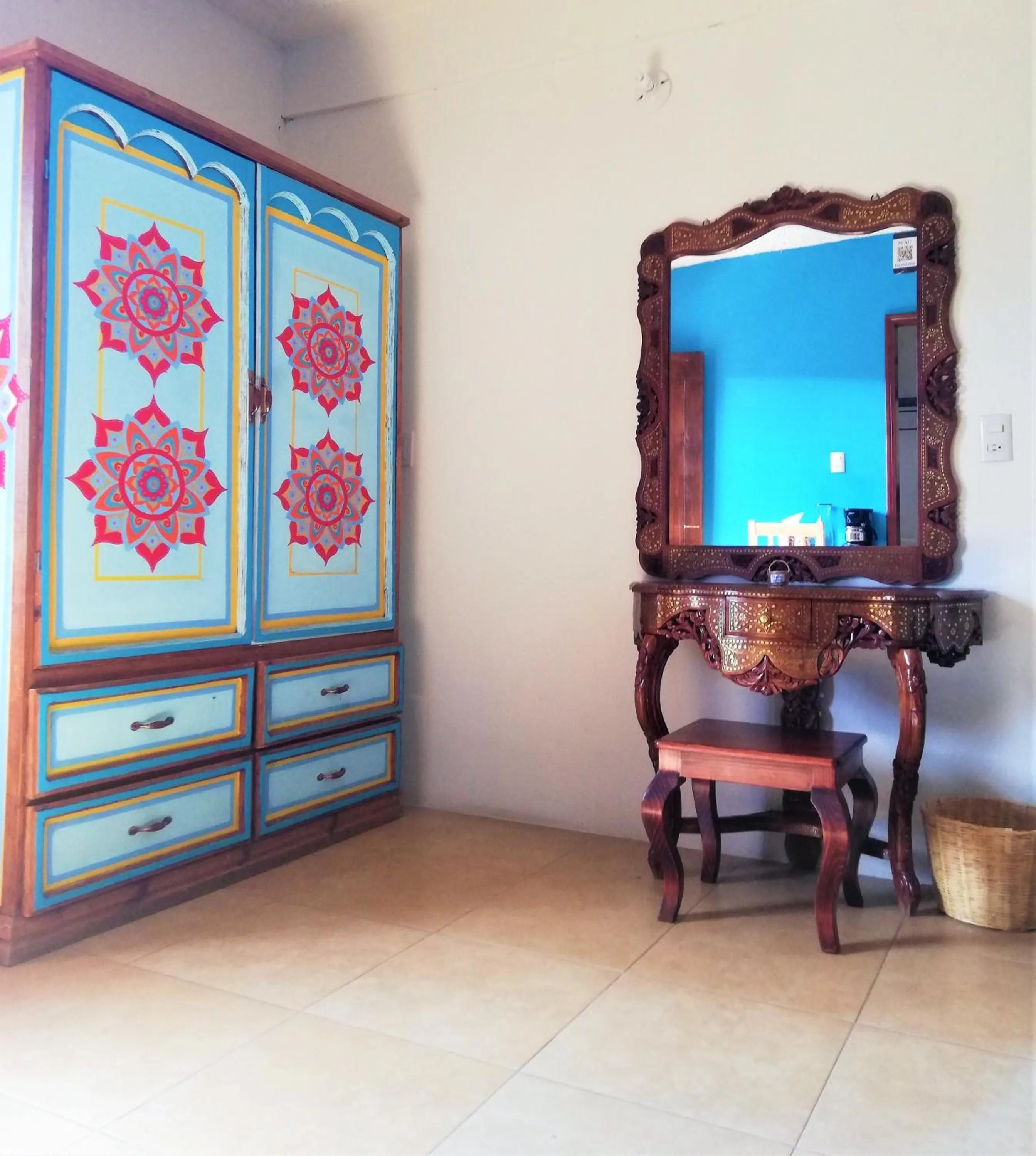 Decorative detail in Ganesha Hotel