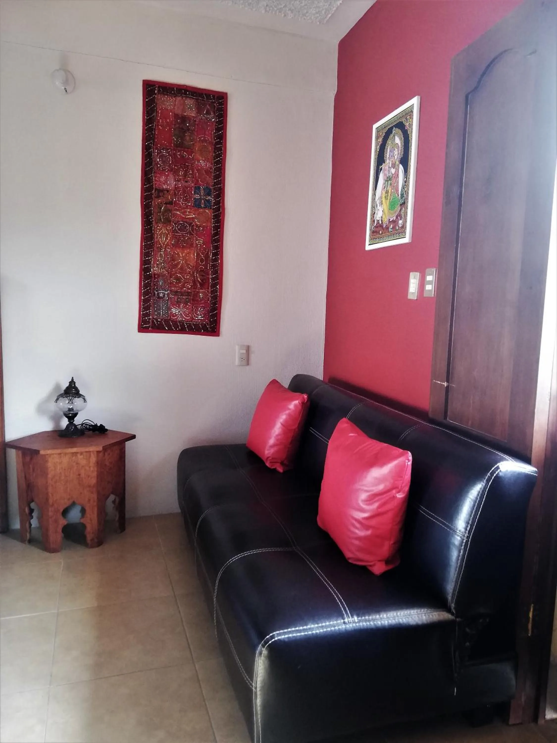 Seating area in Ganesha Hotel