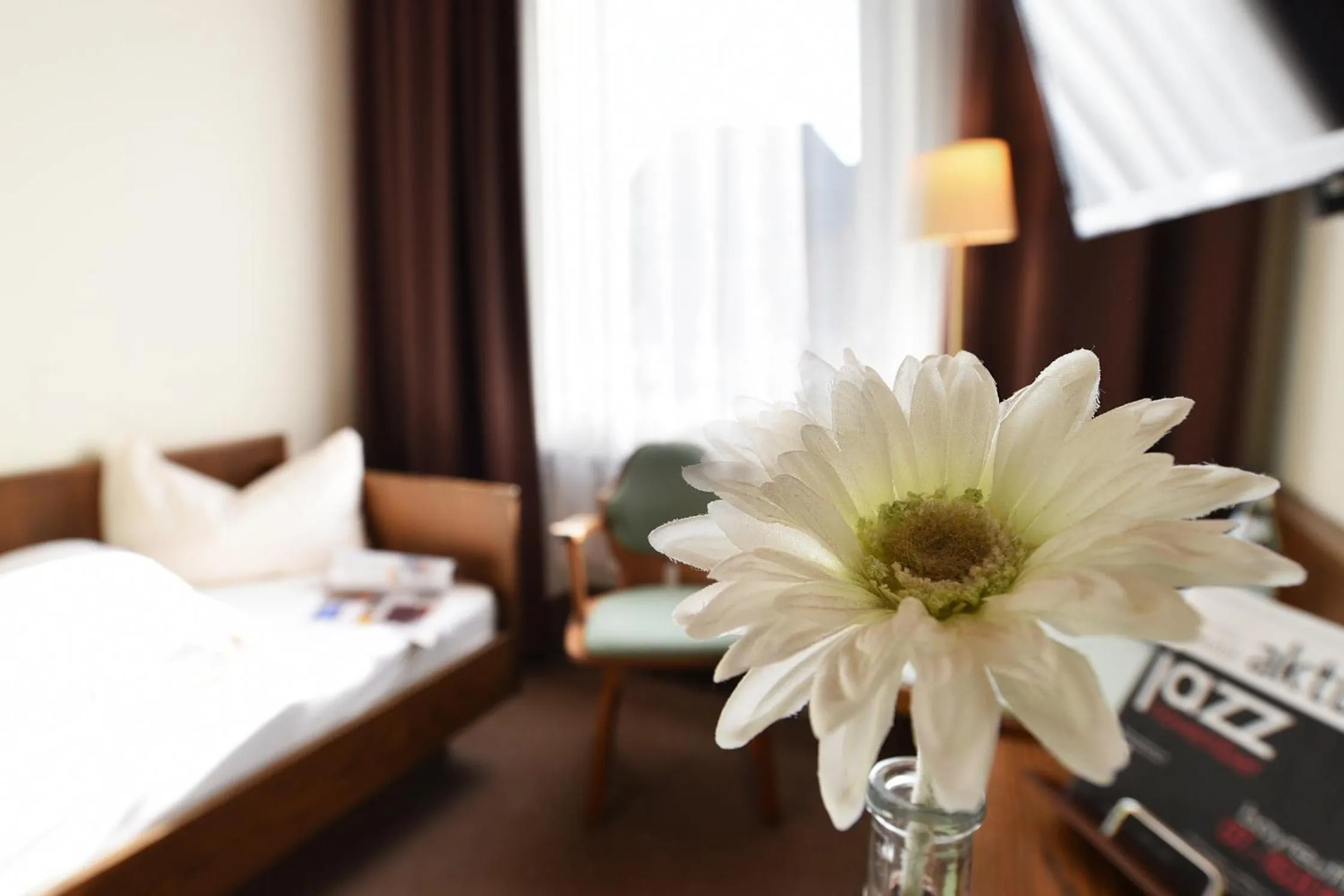 Bed in Gasthof & Hotel Goldener Hirsch