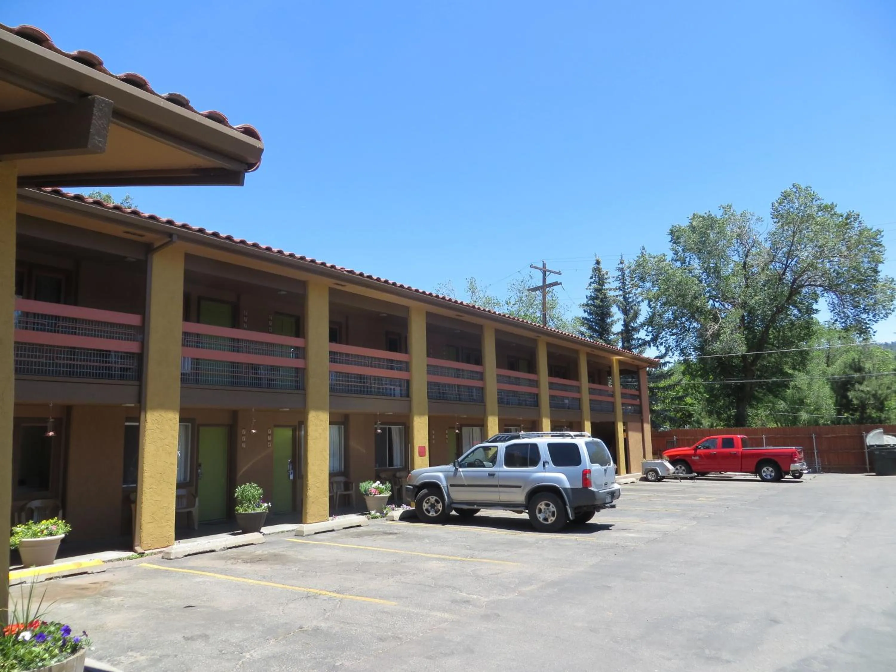 Property building in Adobe Inn Durango