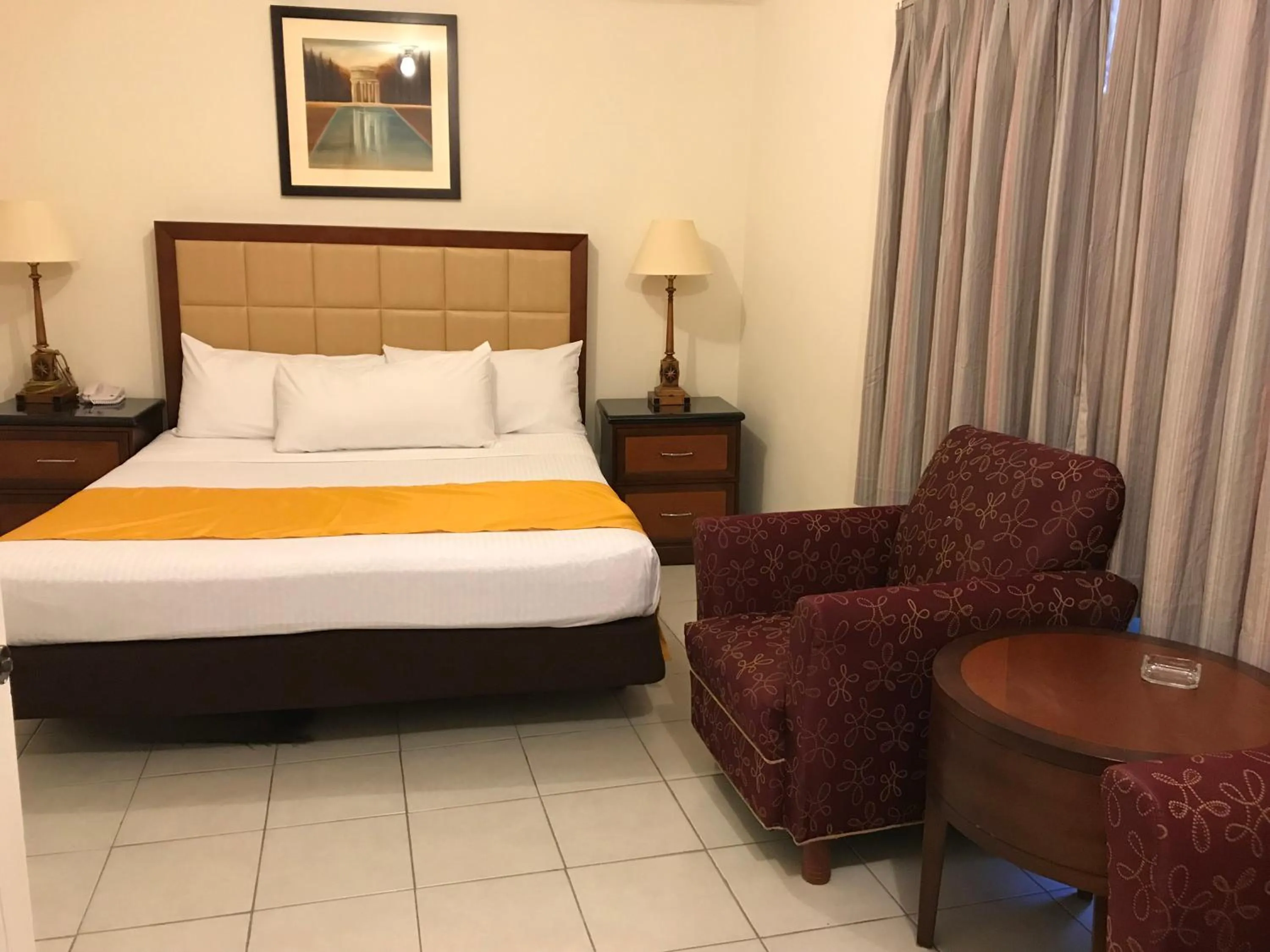 Bed in Hotel Guillen Jr