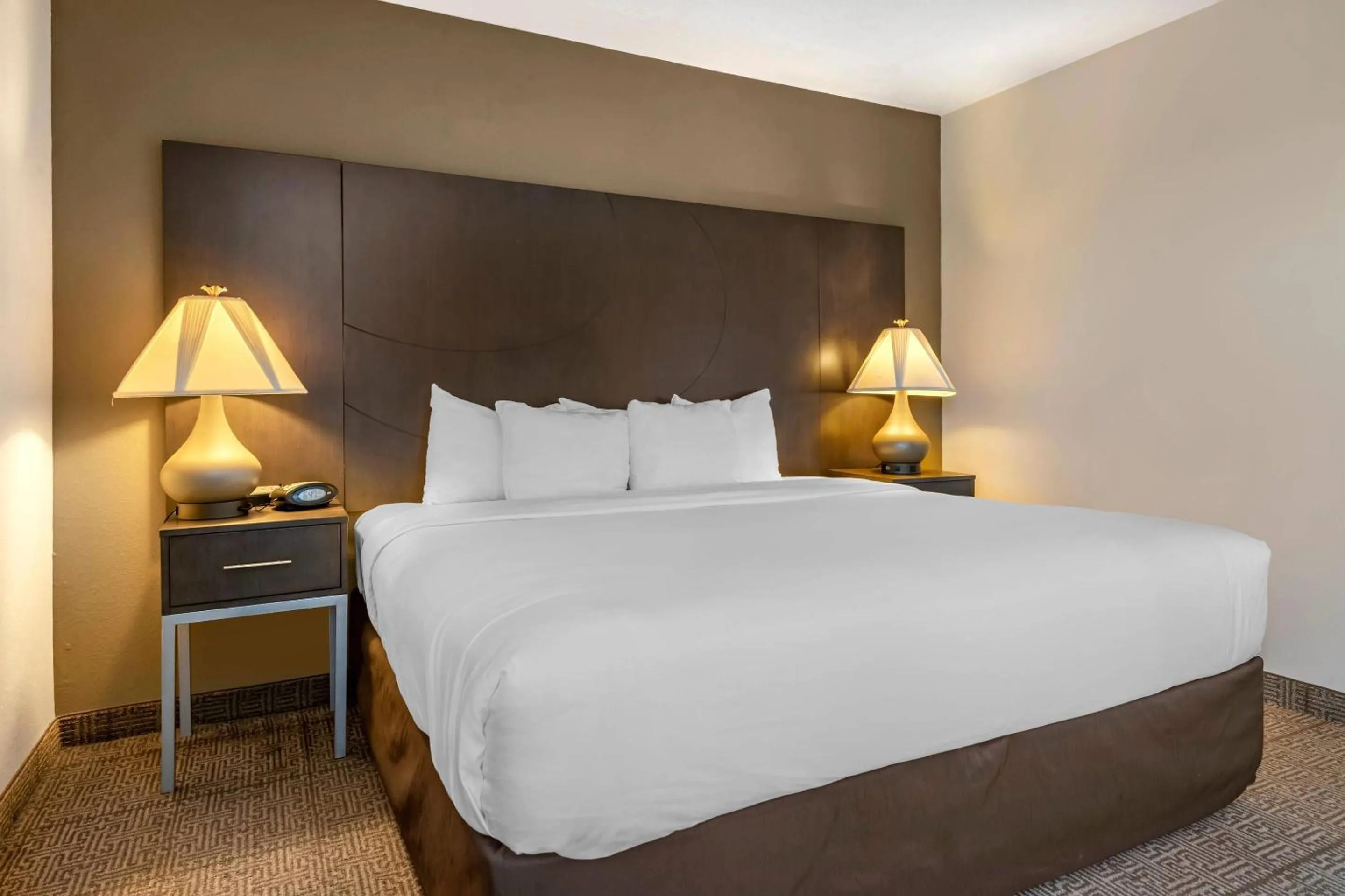 Bedroom, Bed in Comfort Suites Fort Pierce I-95