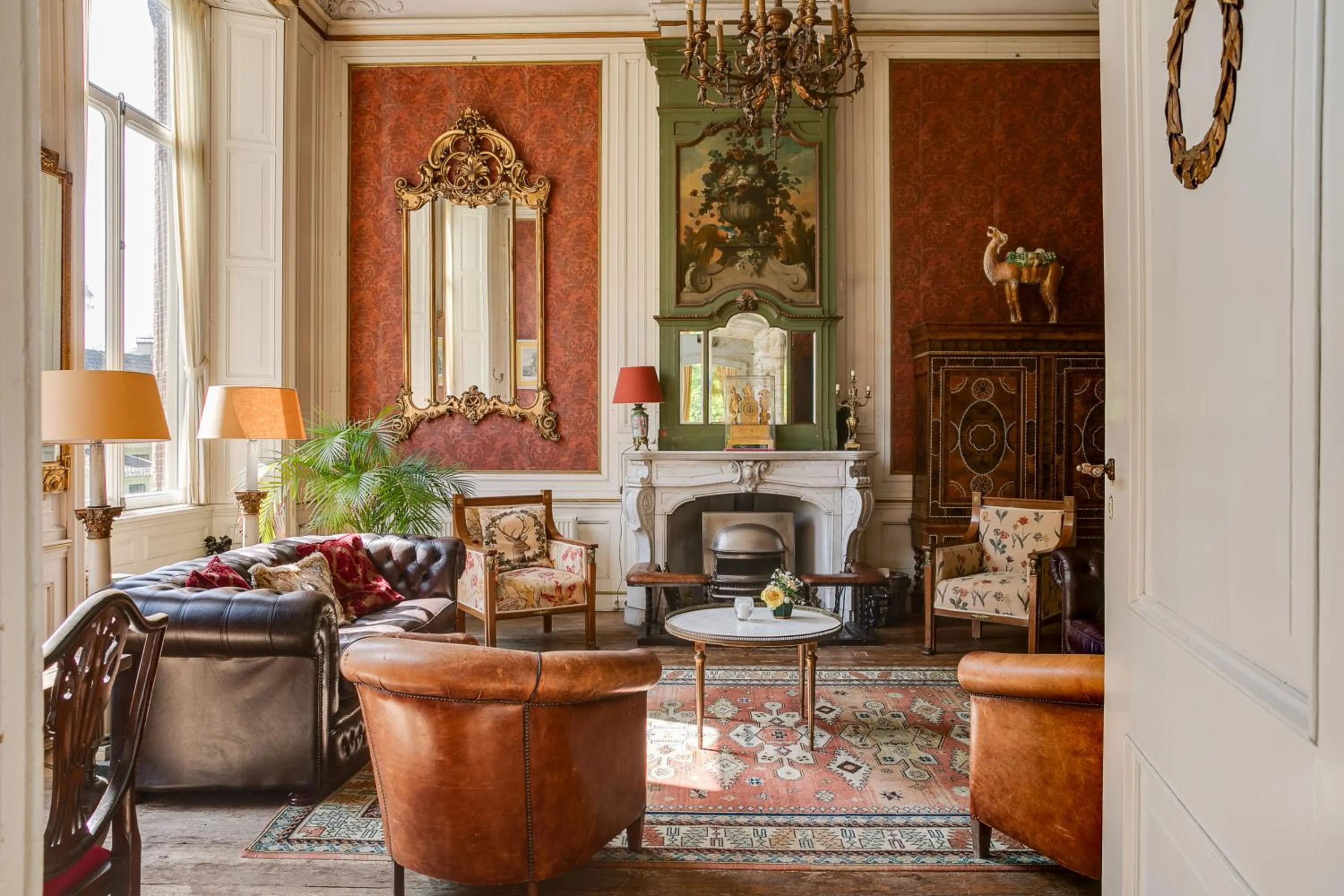 Living room in Kasteel Sterkenburg