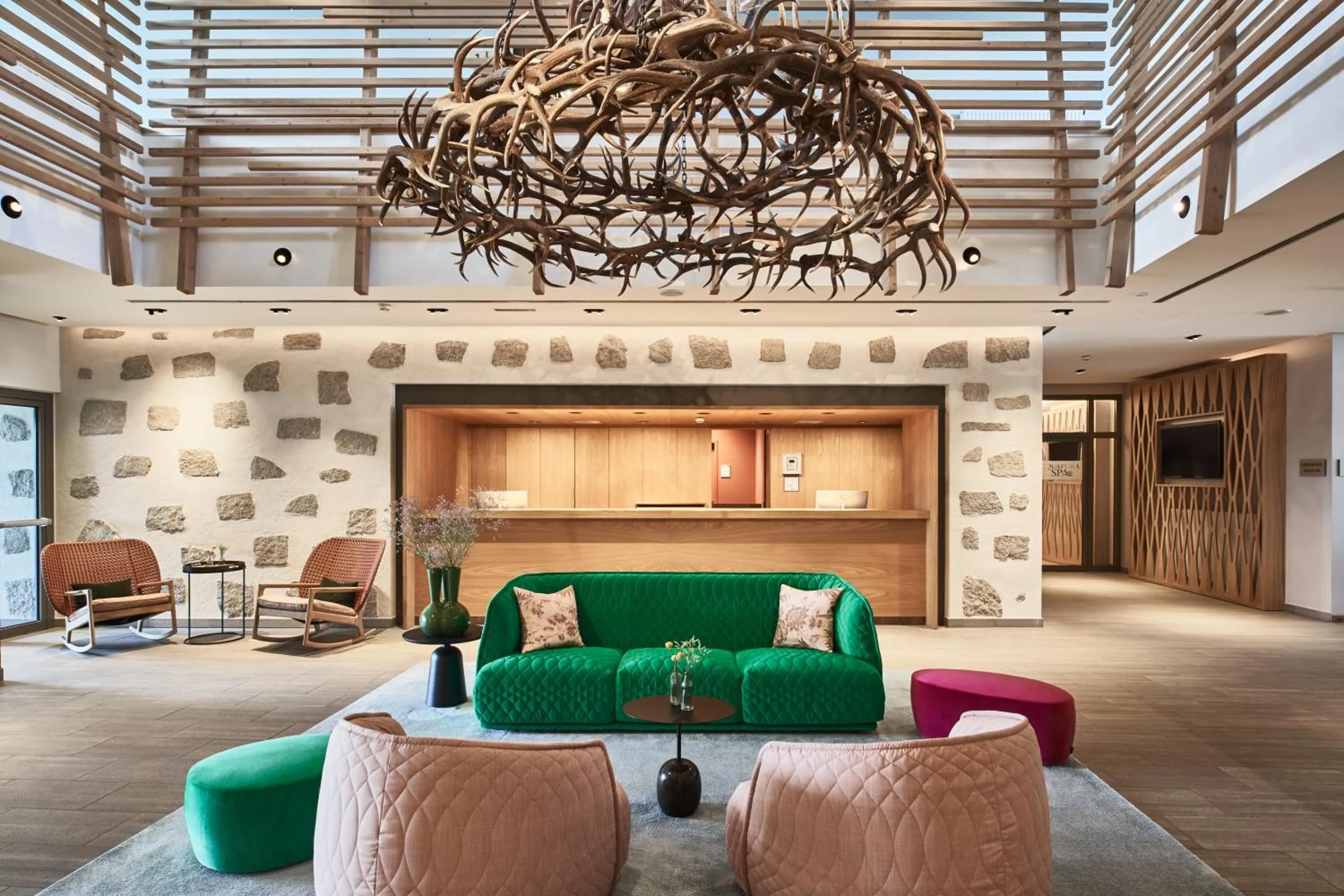 Lobby or reception in Falkensteiner Hotel Bad Leonfelden - Adults Only