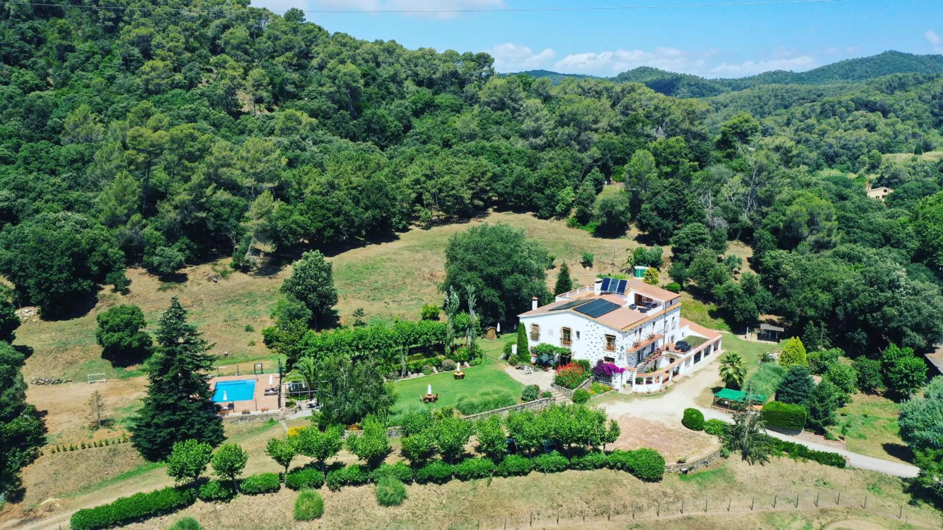 Bird's eye view in Can Rosich