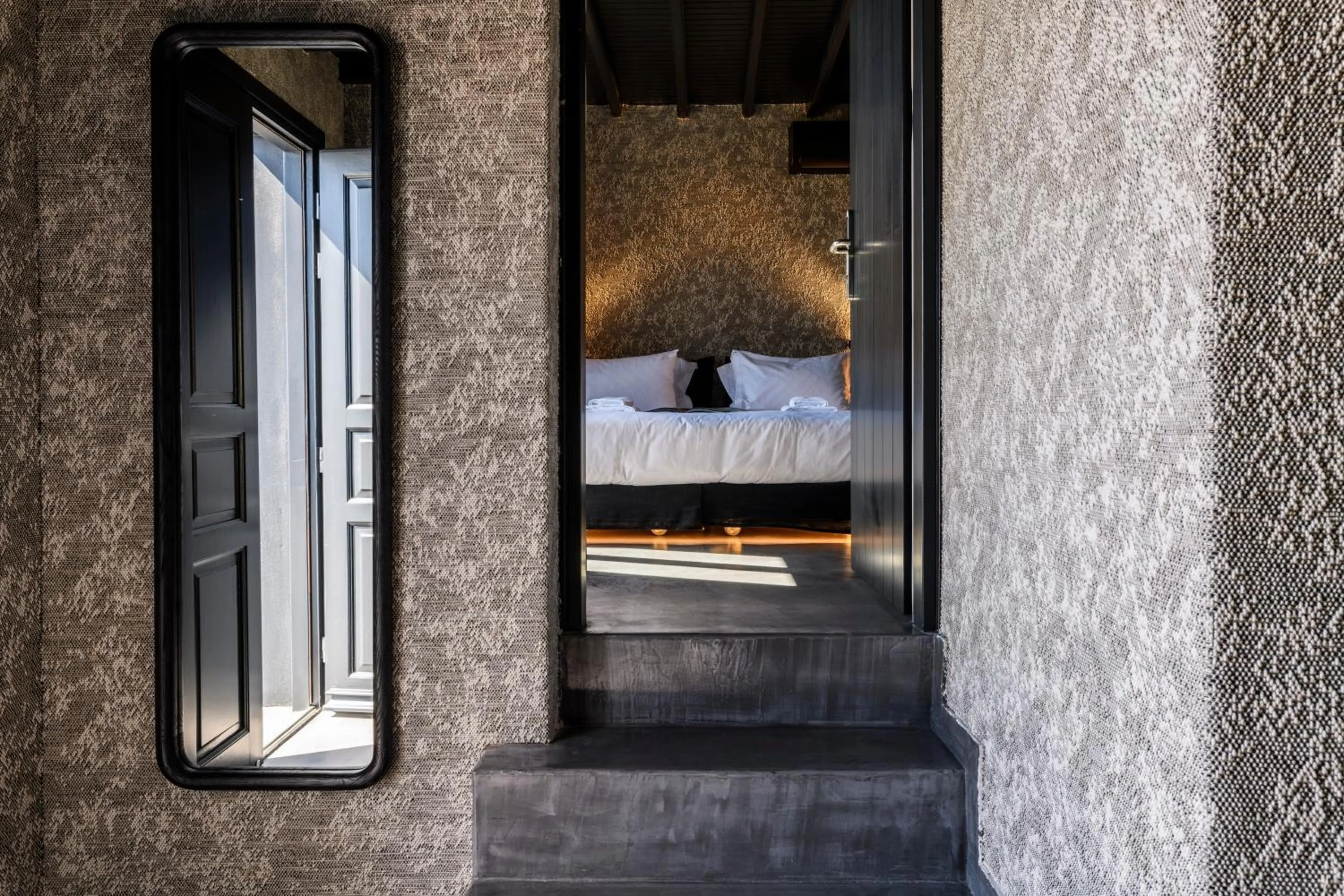 Bed in She Mykonos Boutique Hotel