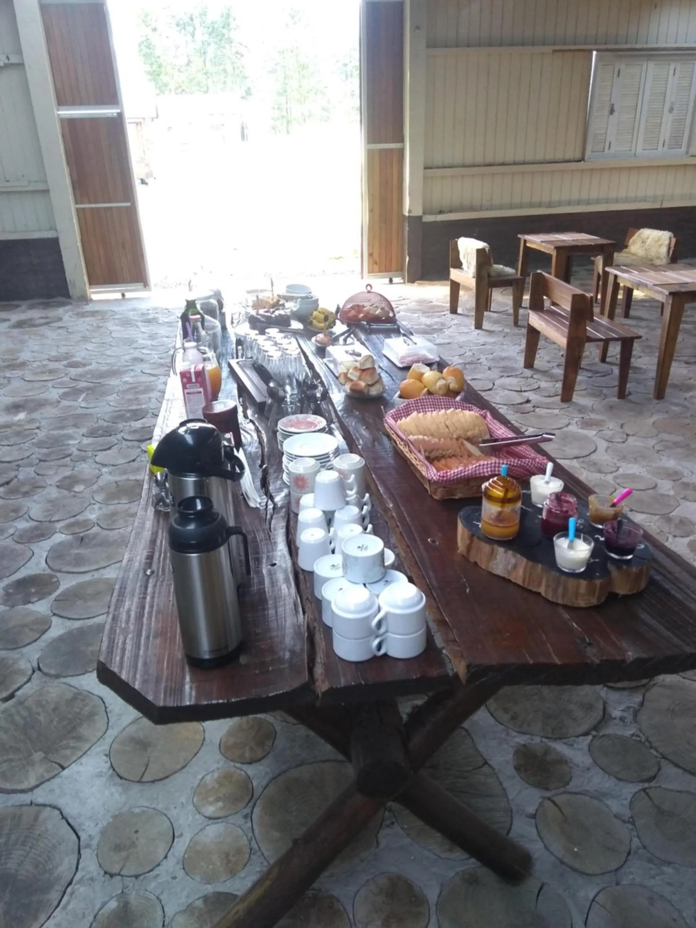 Food and drinks in Pousada Recanto do Lago