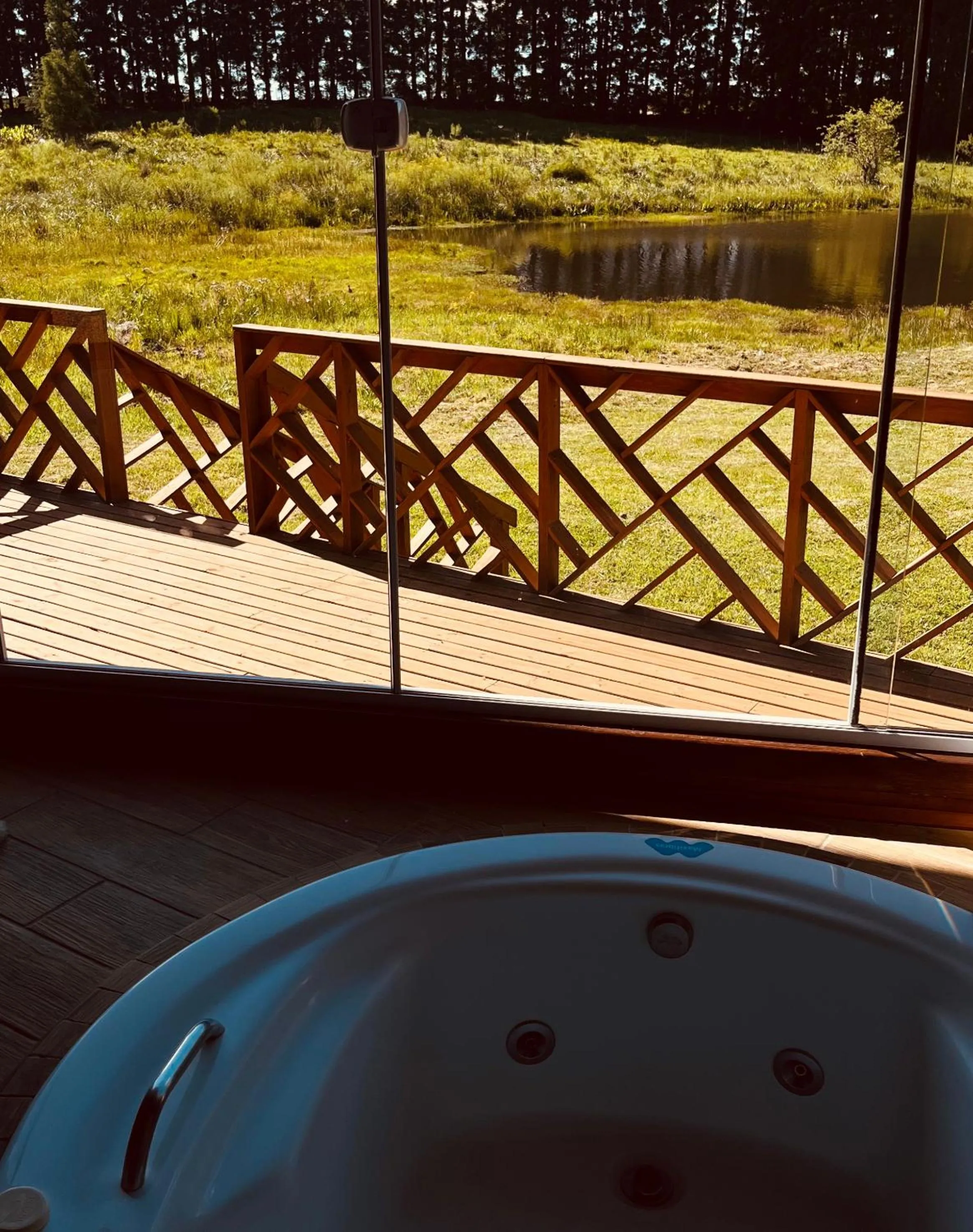 Hot Tub in Pousada Recanto do Lago