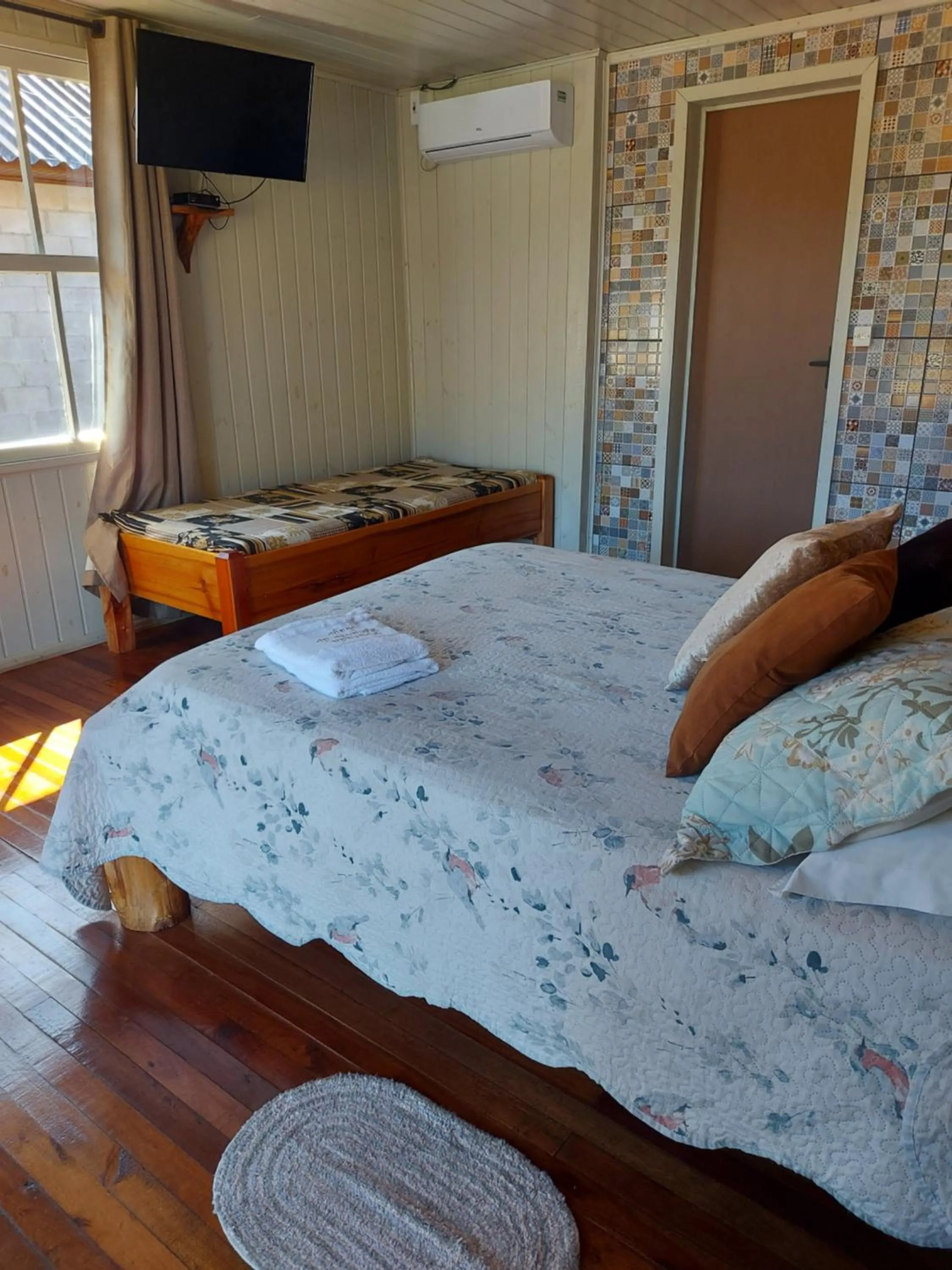 Bed in Pousada Recanto do Lago