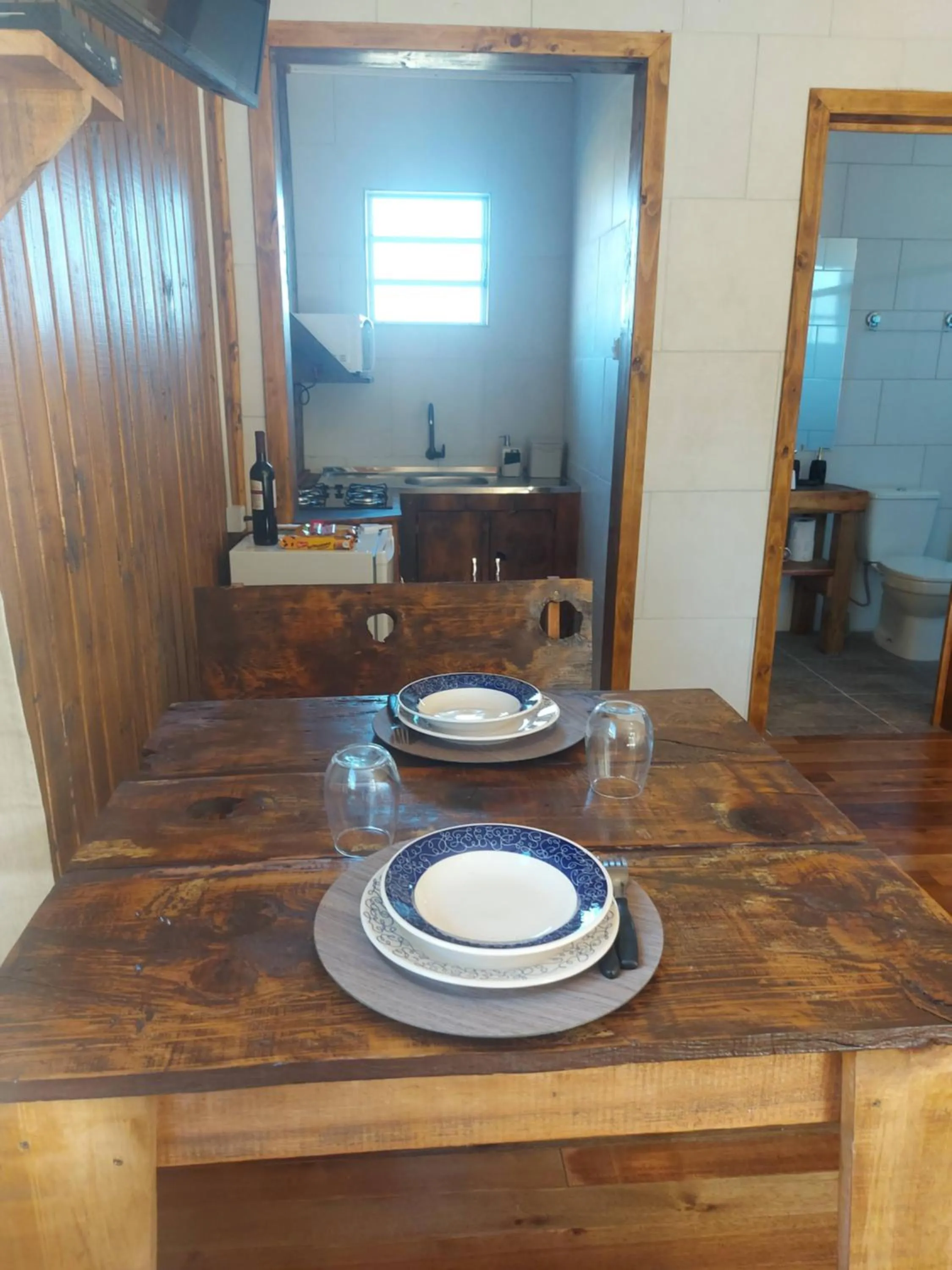 Kitchen or kitchenette in Pousada Recanto do Lago