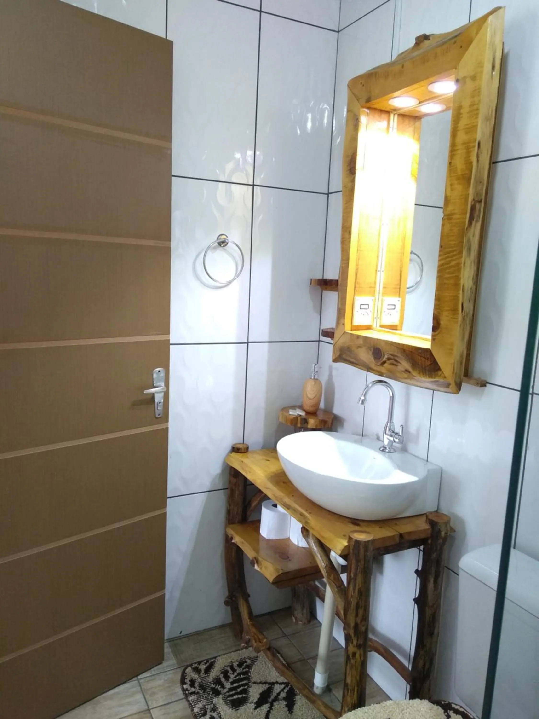 Bathroom in Pousada Recanto do Lago