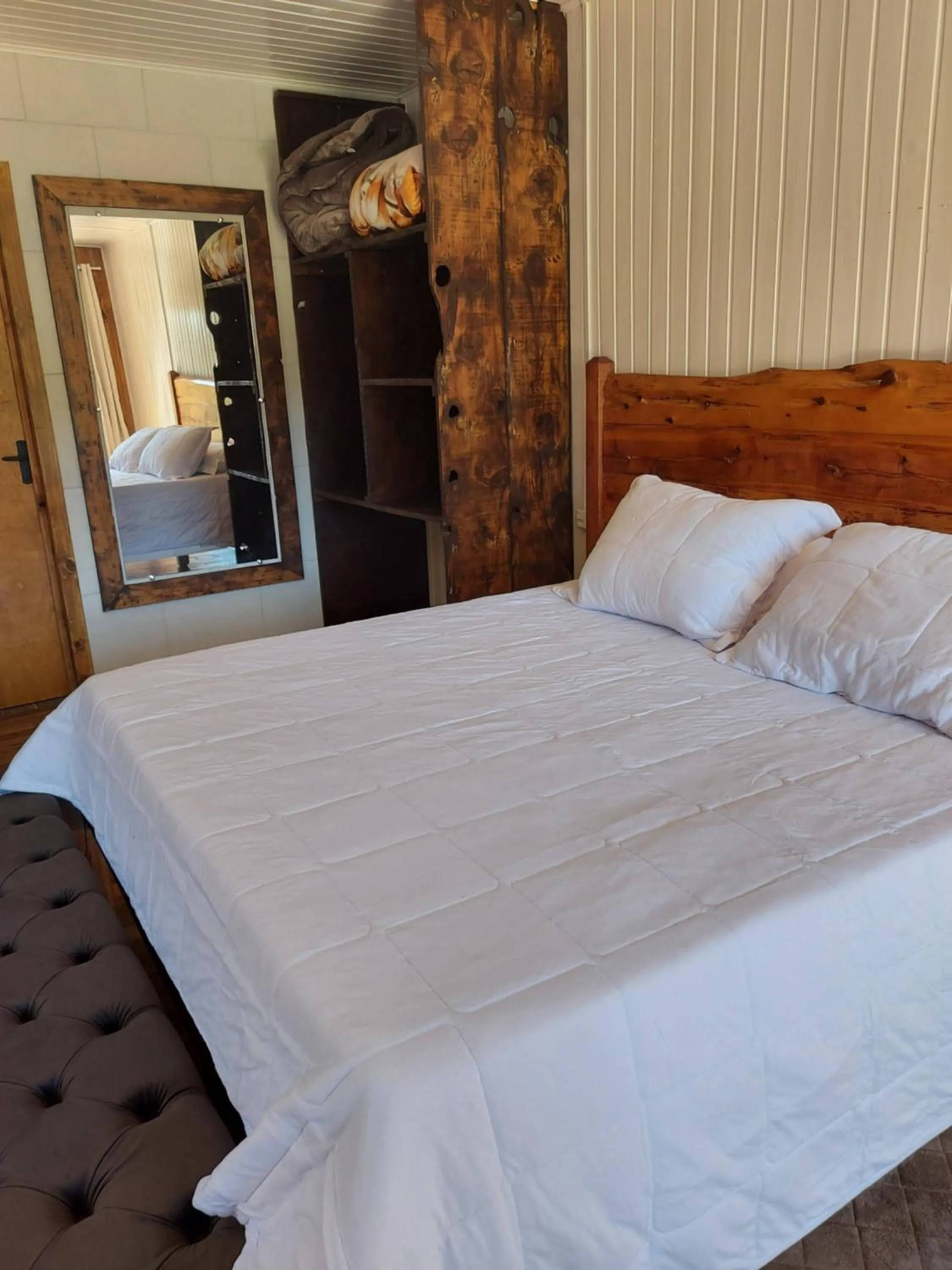 Bed in Pousada Recanto do Lago