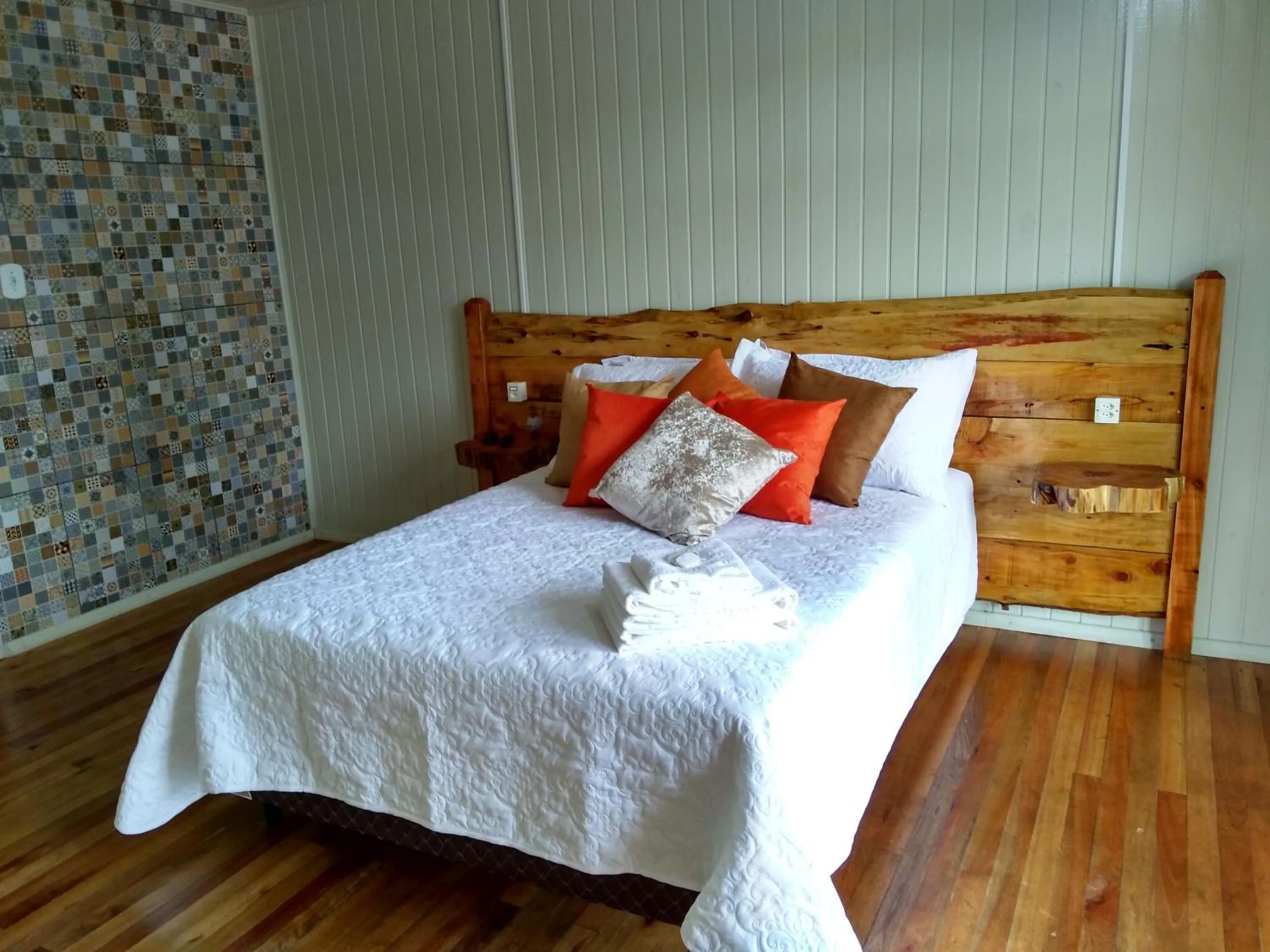 Bed in Pousada Recanto do Lago