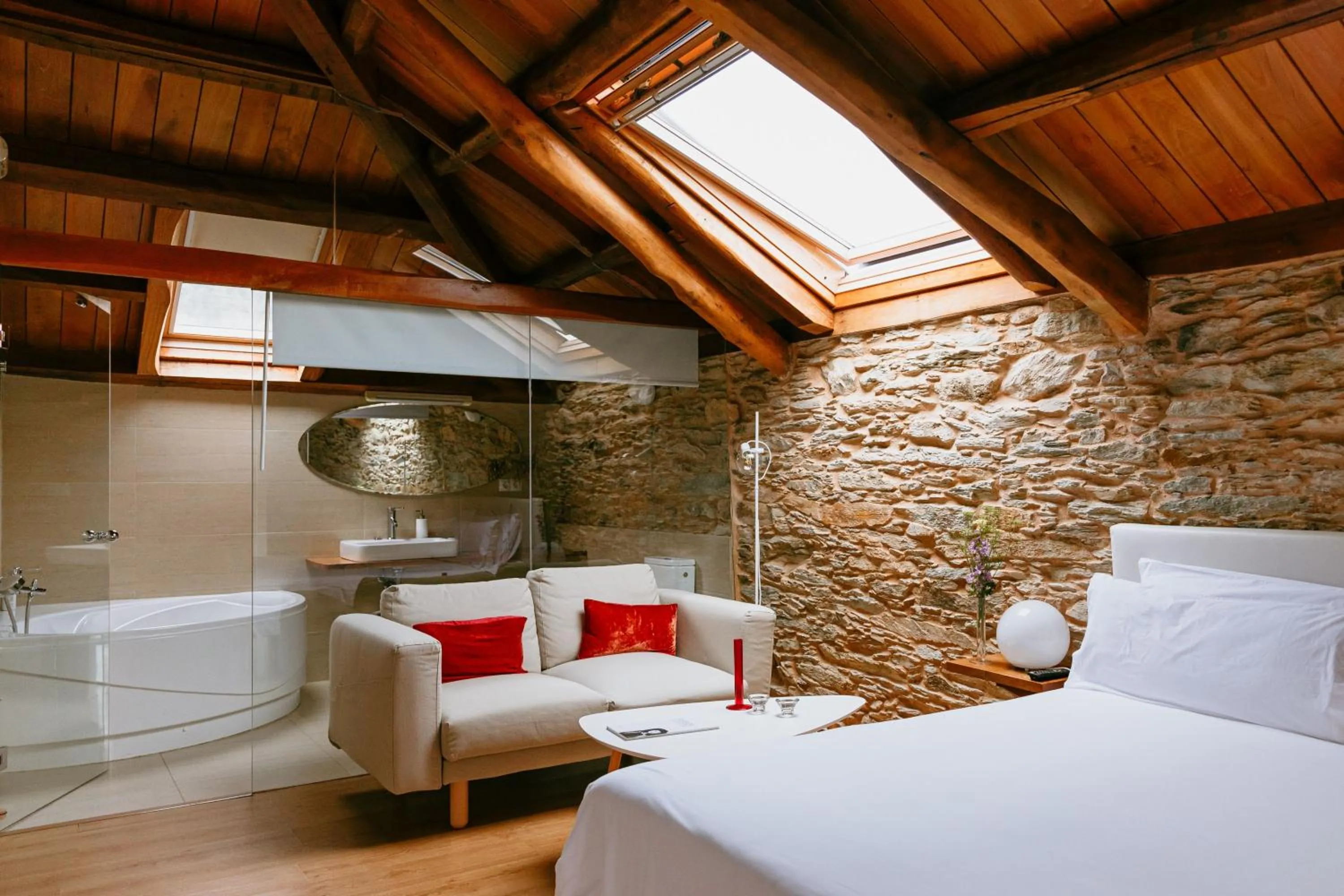 Bed in Hotel El Castaño Dormilón