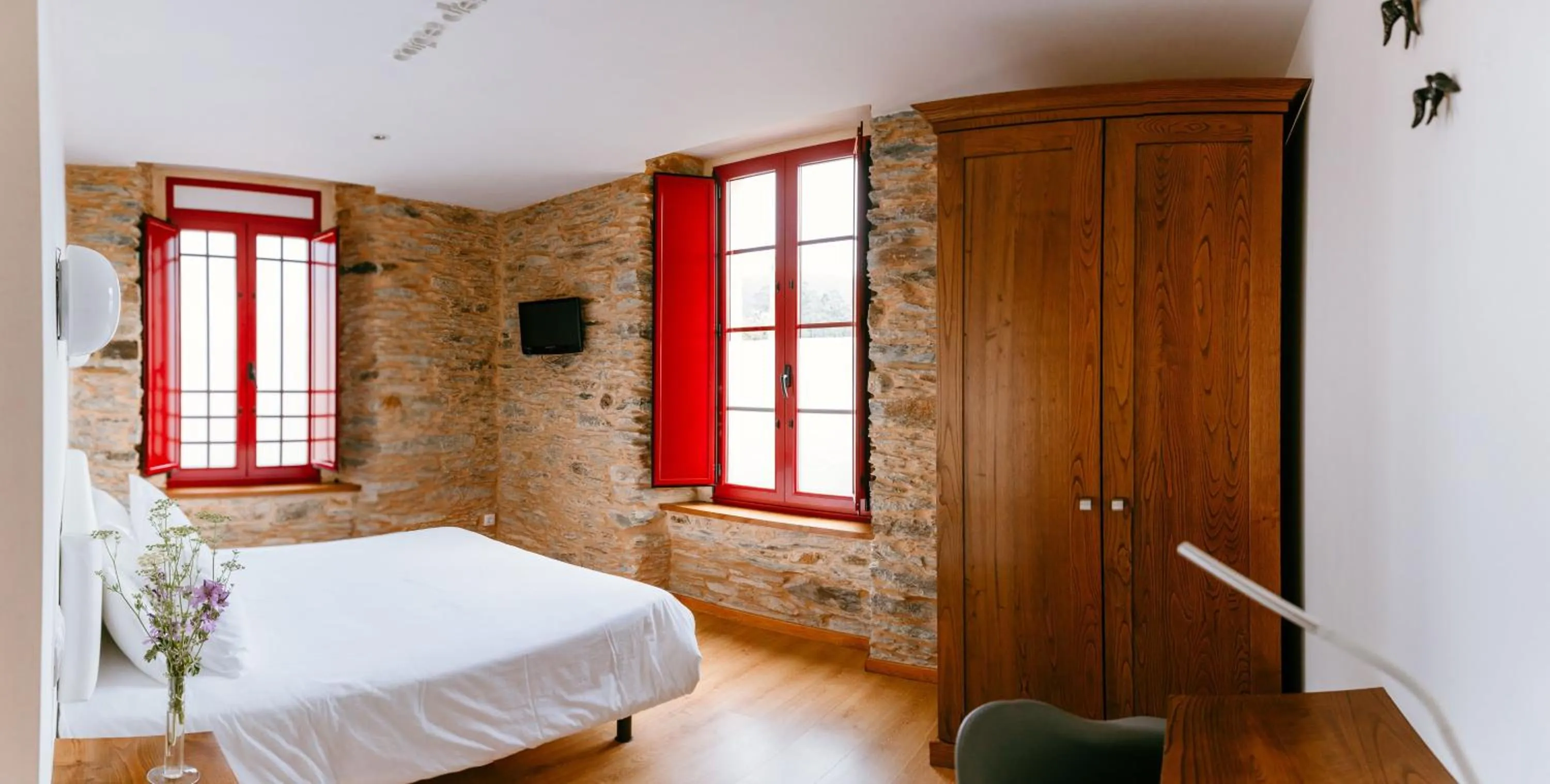 Bed in Hotel El Castaño Dormilón