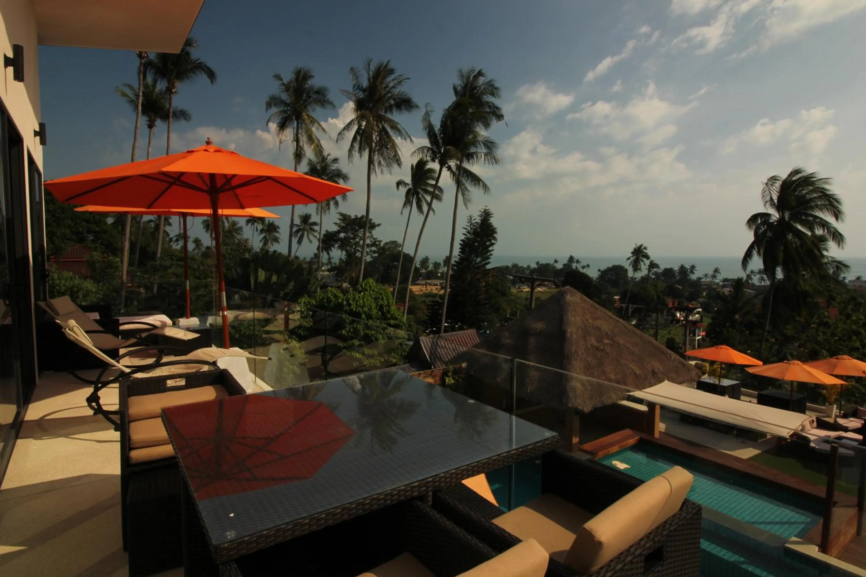 Balcony/Terrace in Baan Seaview Holiday Villas