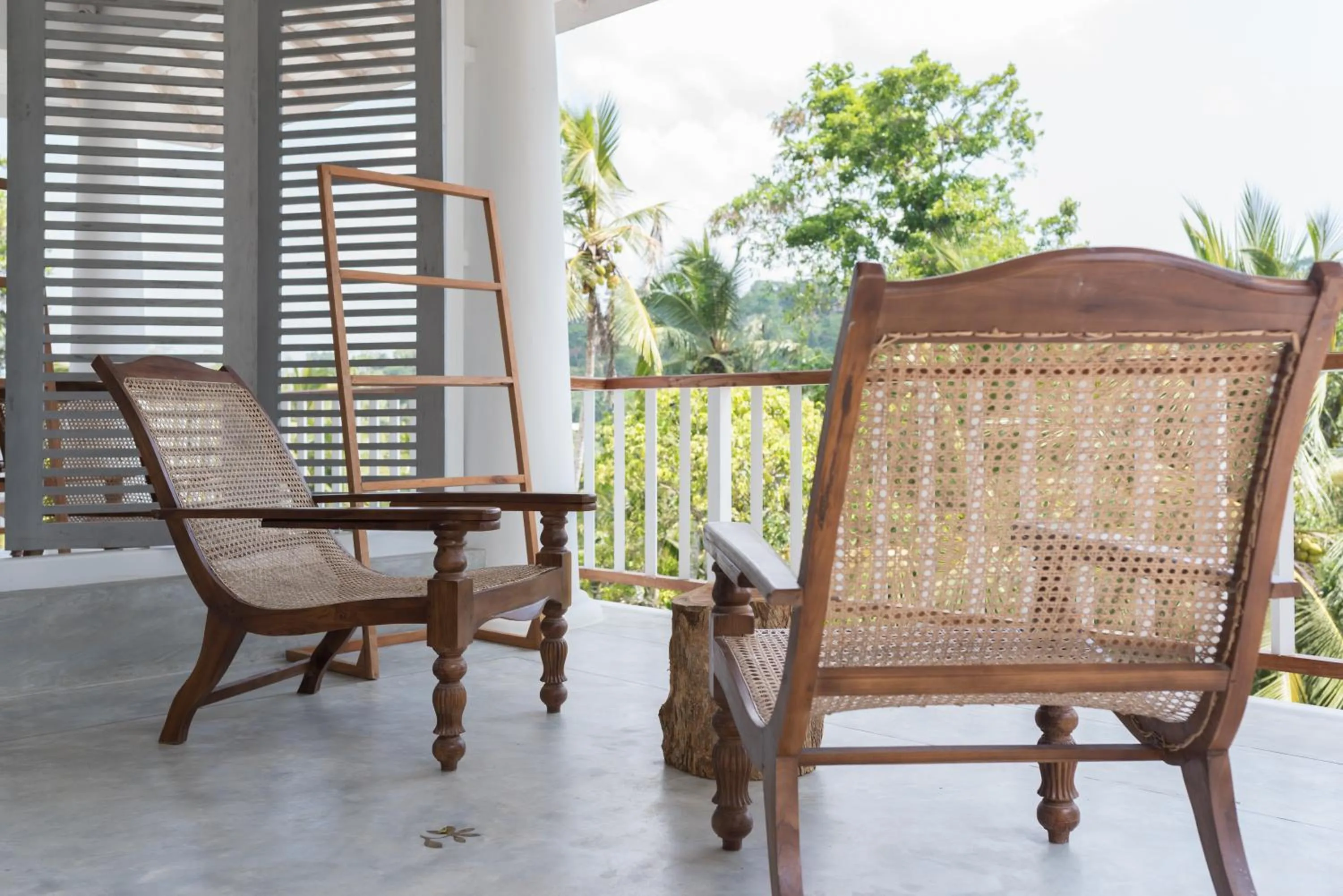 Garden view in Good Vibes Villas