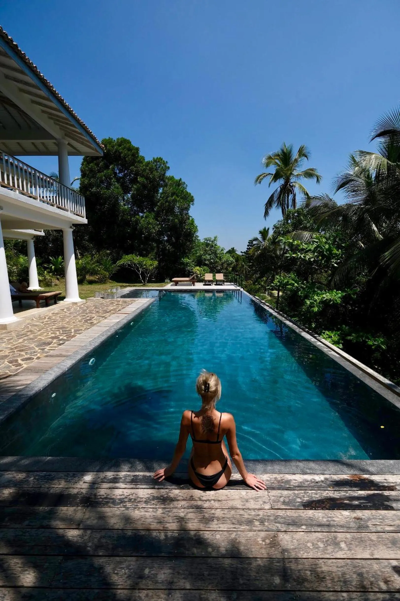 Swimming pool in Good Vibes Villas