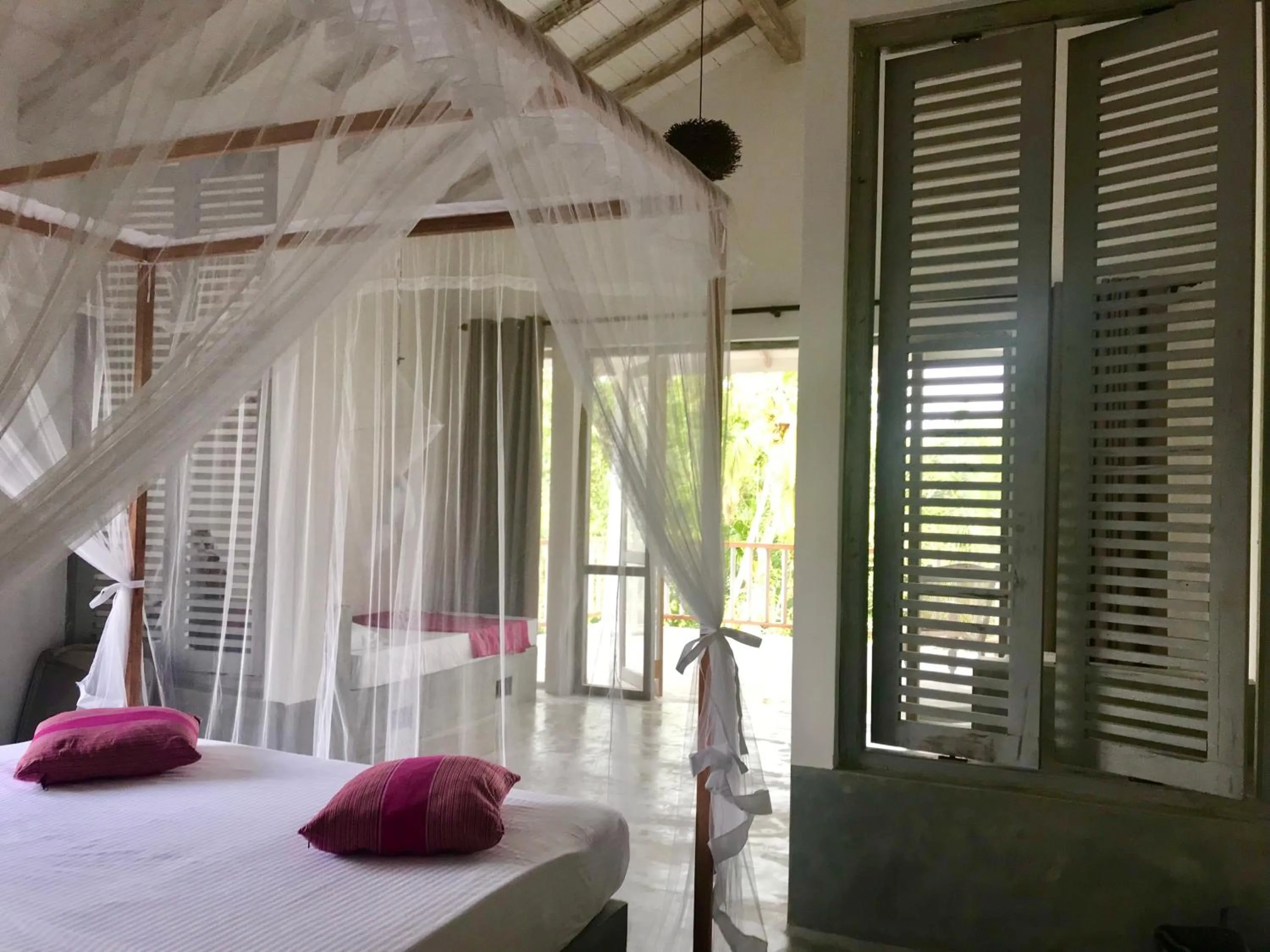 Bed in Good Vibes Villas