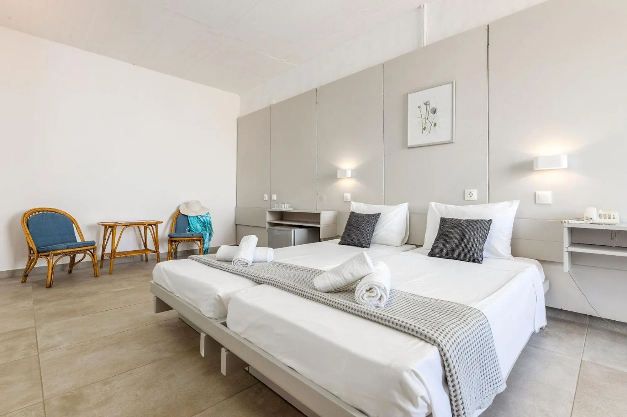 Bed in Hippocampus Hotel