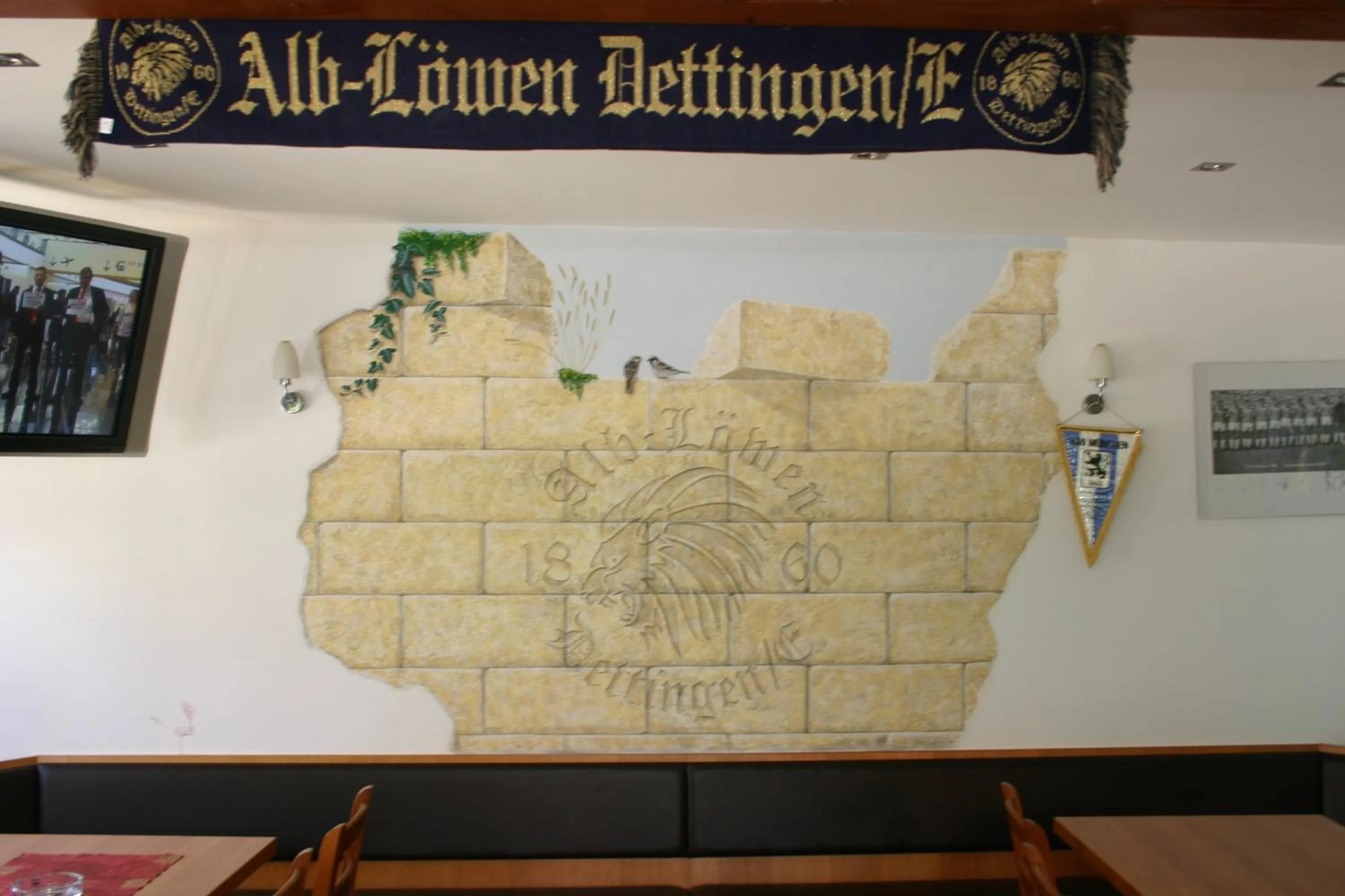 Decorative detail in Gasthaus Traube